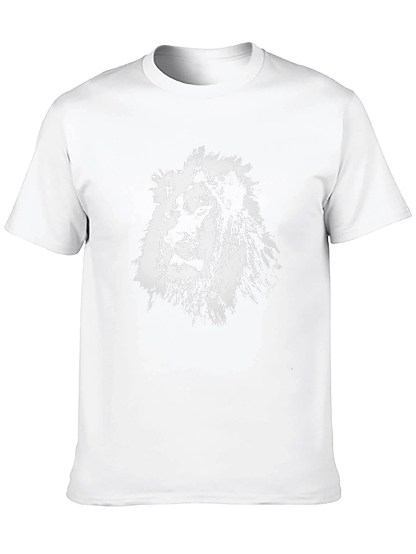 Lion Graphic Black T-Shirt | Mens Casual Tee