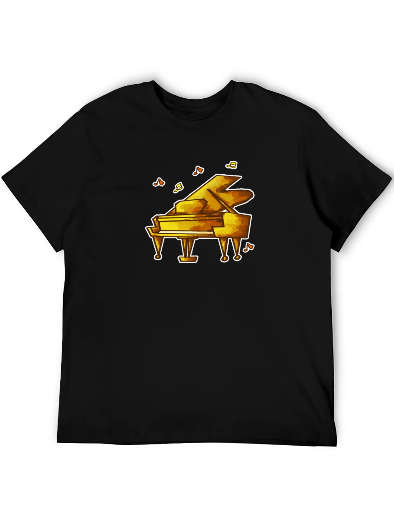 Piano Music Graphic Tee - Stylish Musician Shirt