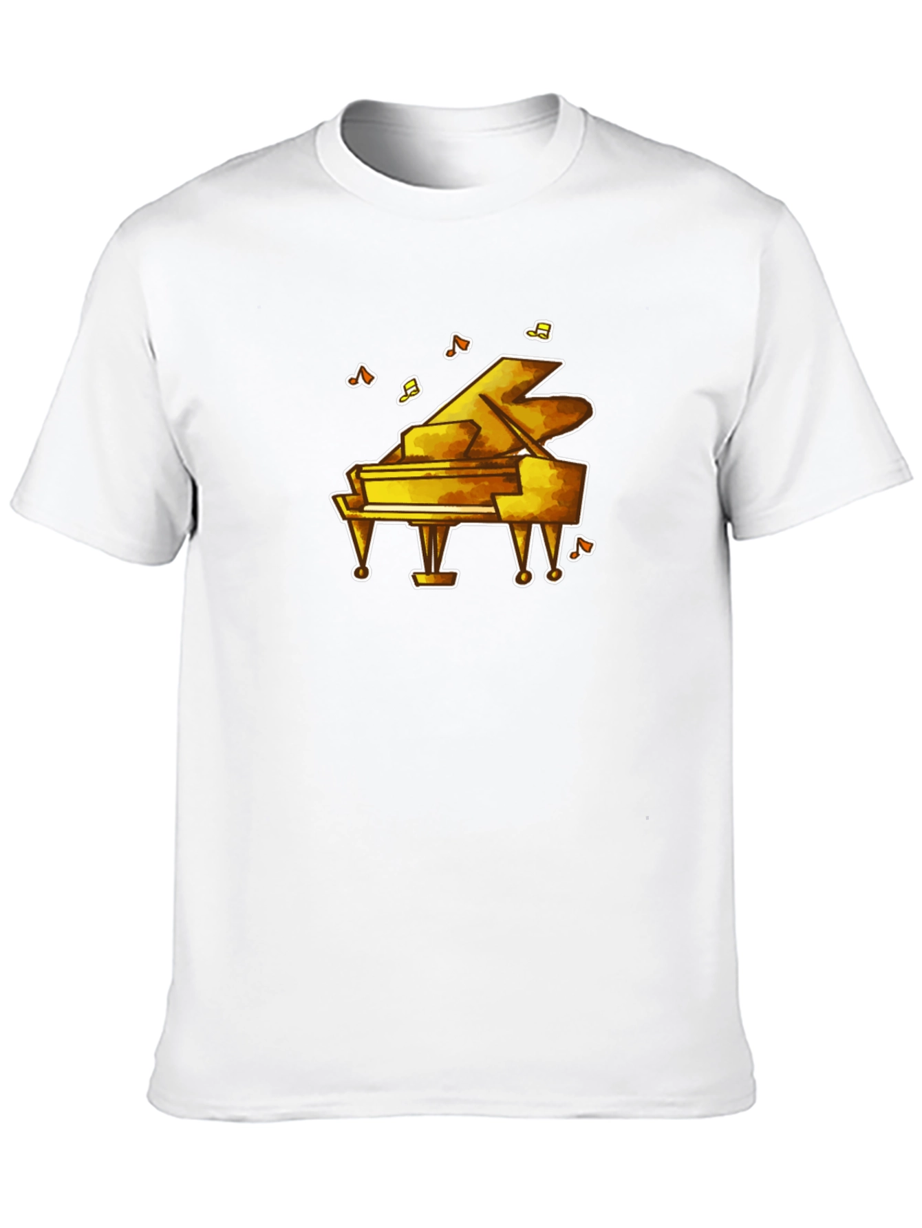 Piano Music Graphic Tee - Stylish Musician Shirt