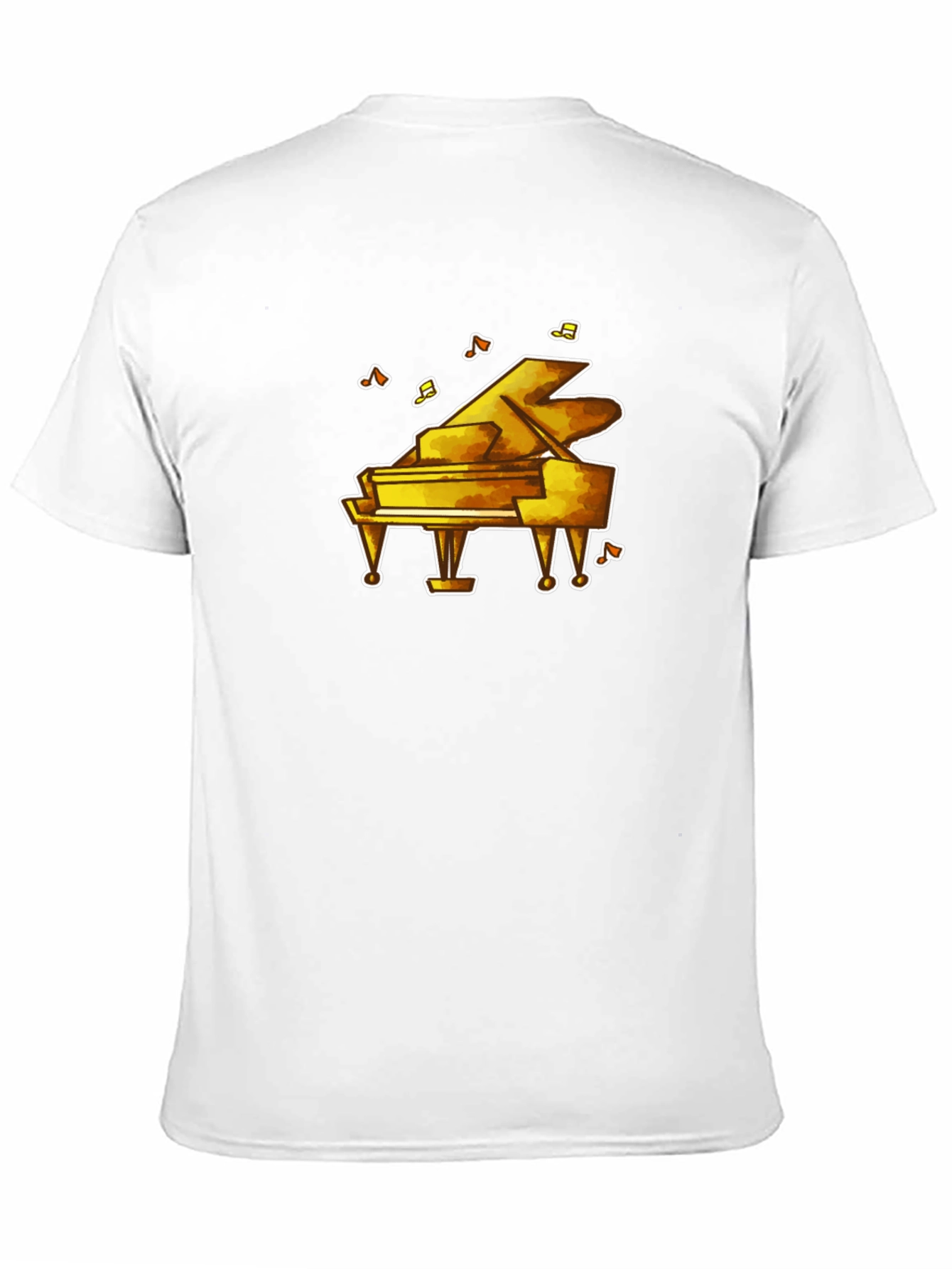 Piano Music Graphic Tee - Stylish Musician Shirt
