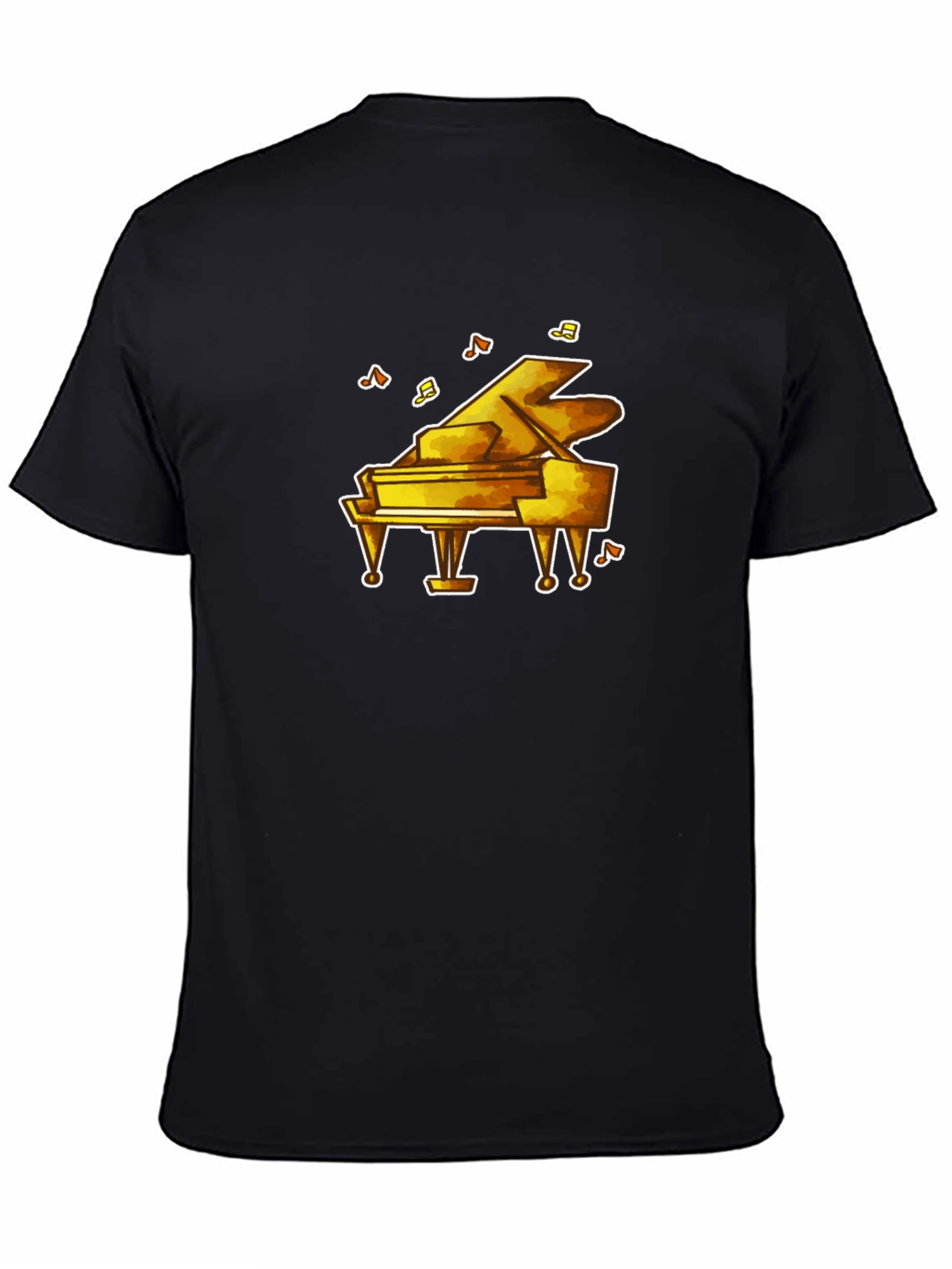 Piano Music Graphic Tee - Stylish Musician Shirt