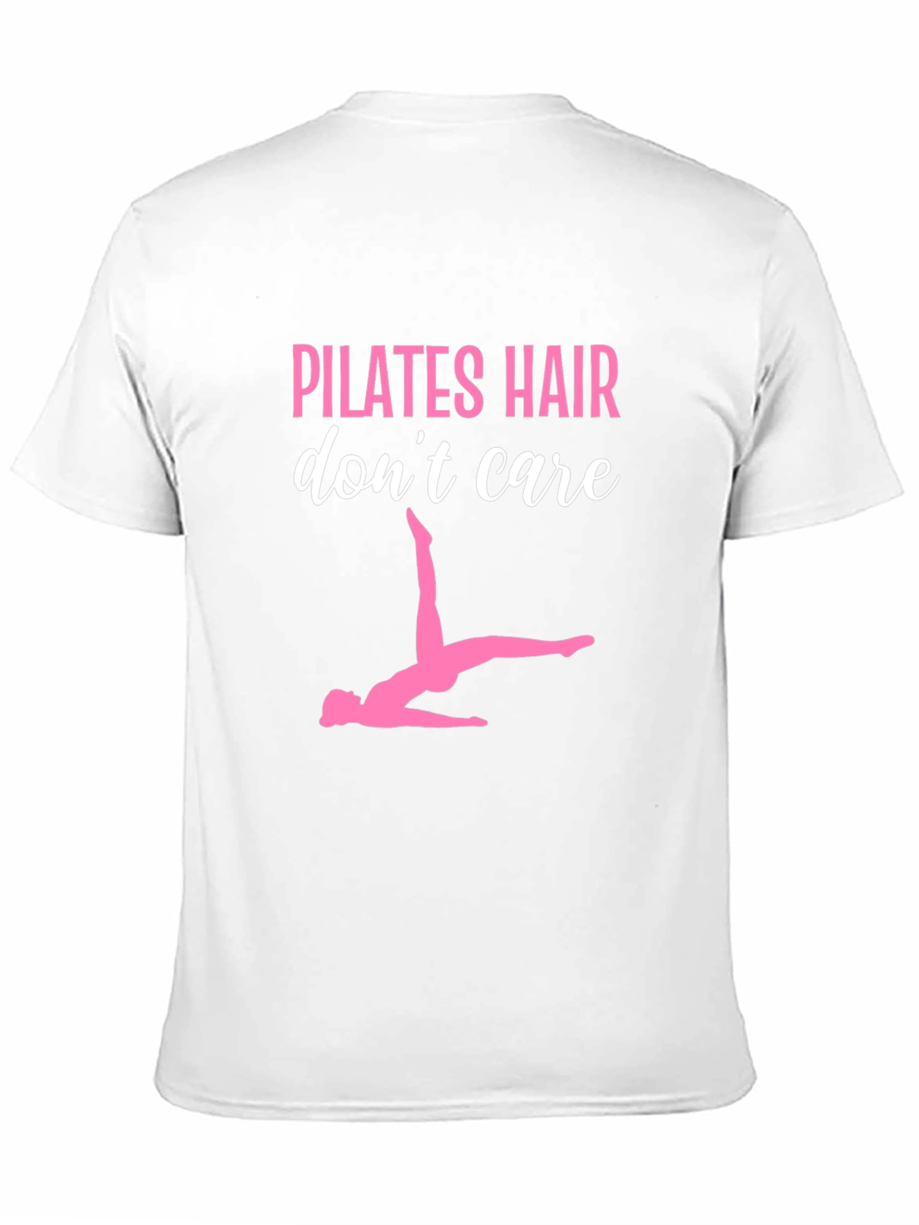 Pilates Hair Dont Care Black Graphic Tee