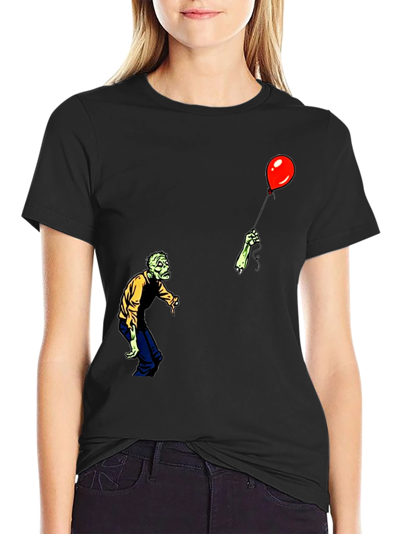 Zombie Balloon Graphic T-Shirt