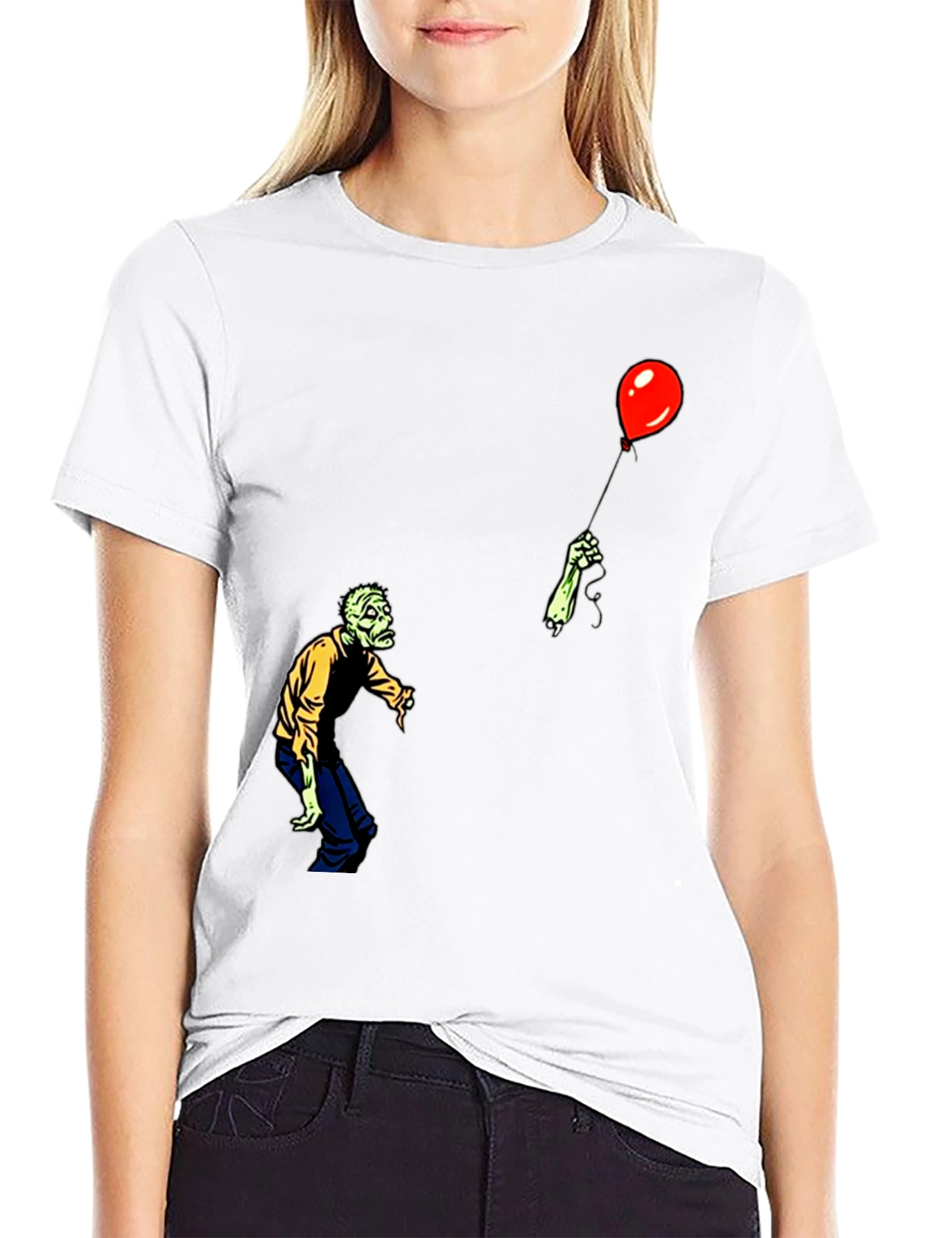 Zombie Balloon Graphic T-Shirt