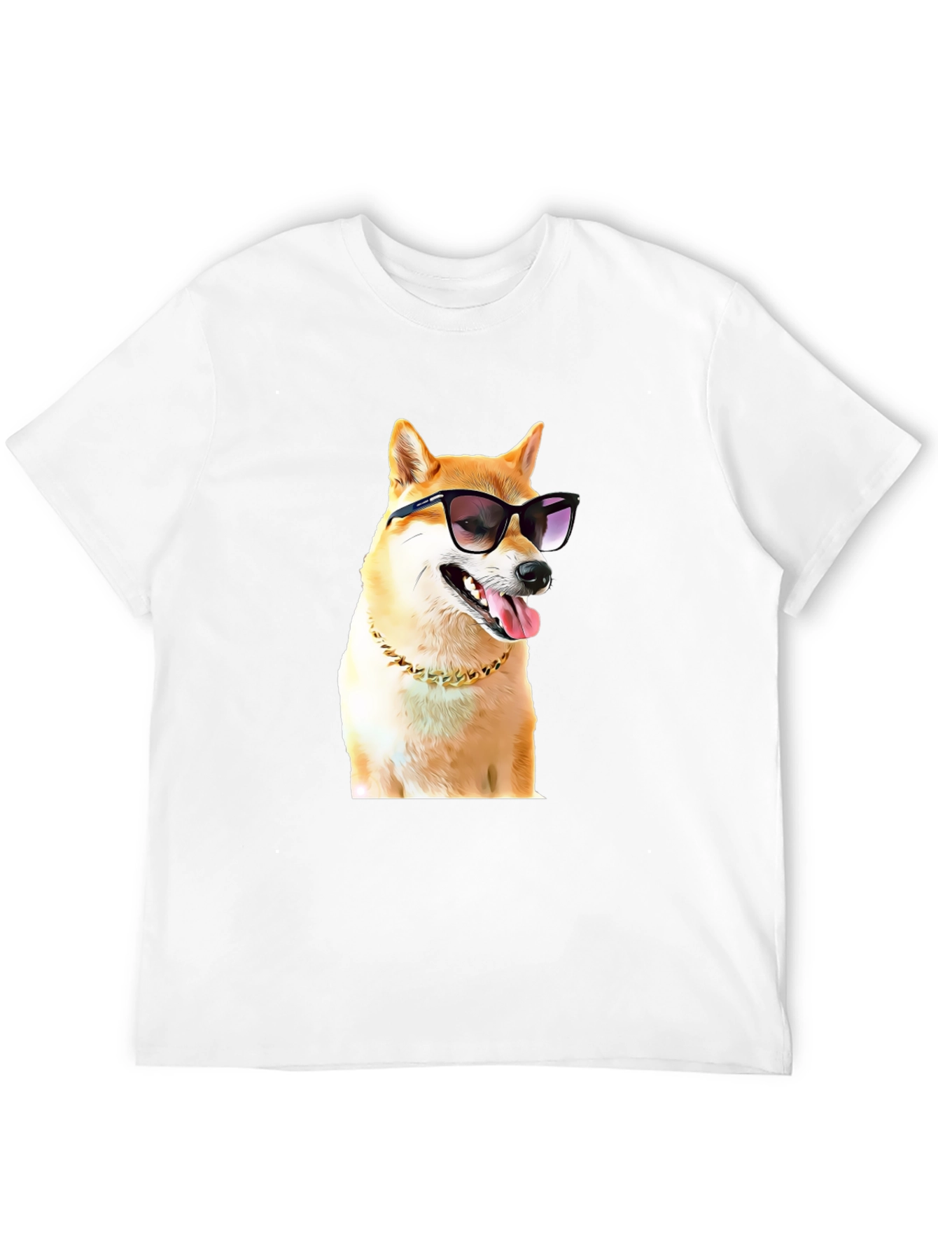 Cool Doge T-Shirt: Stylish Shiba Inu in Shades