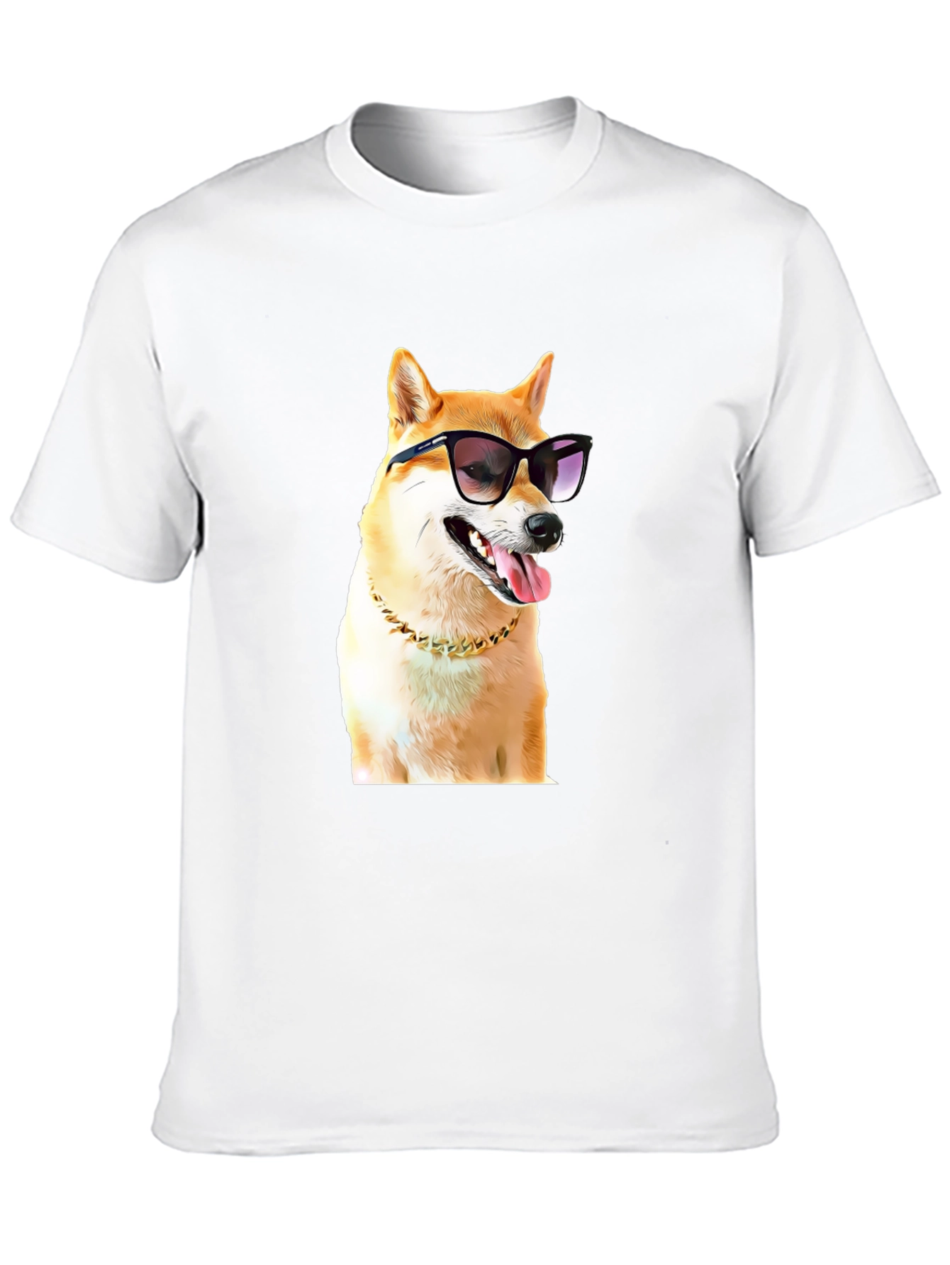 Cool Doge T-Shirt: Stylish Shiba Inu in Shades