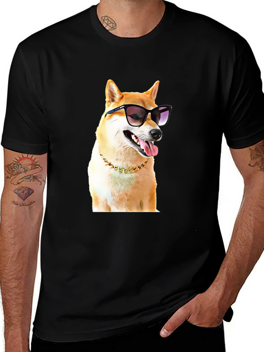 Cool Doge T-Shirt: Stylish Shiba Inu in Shades