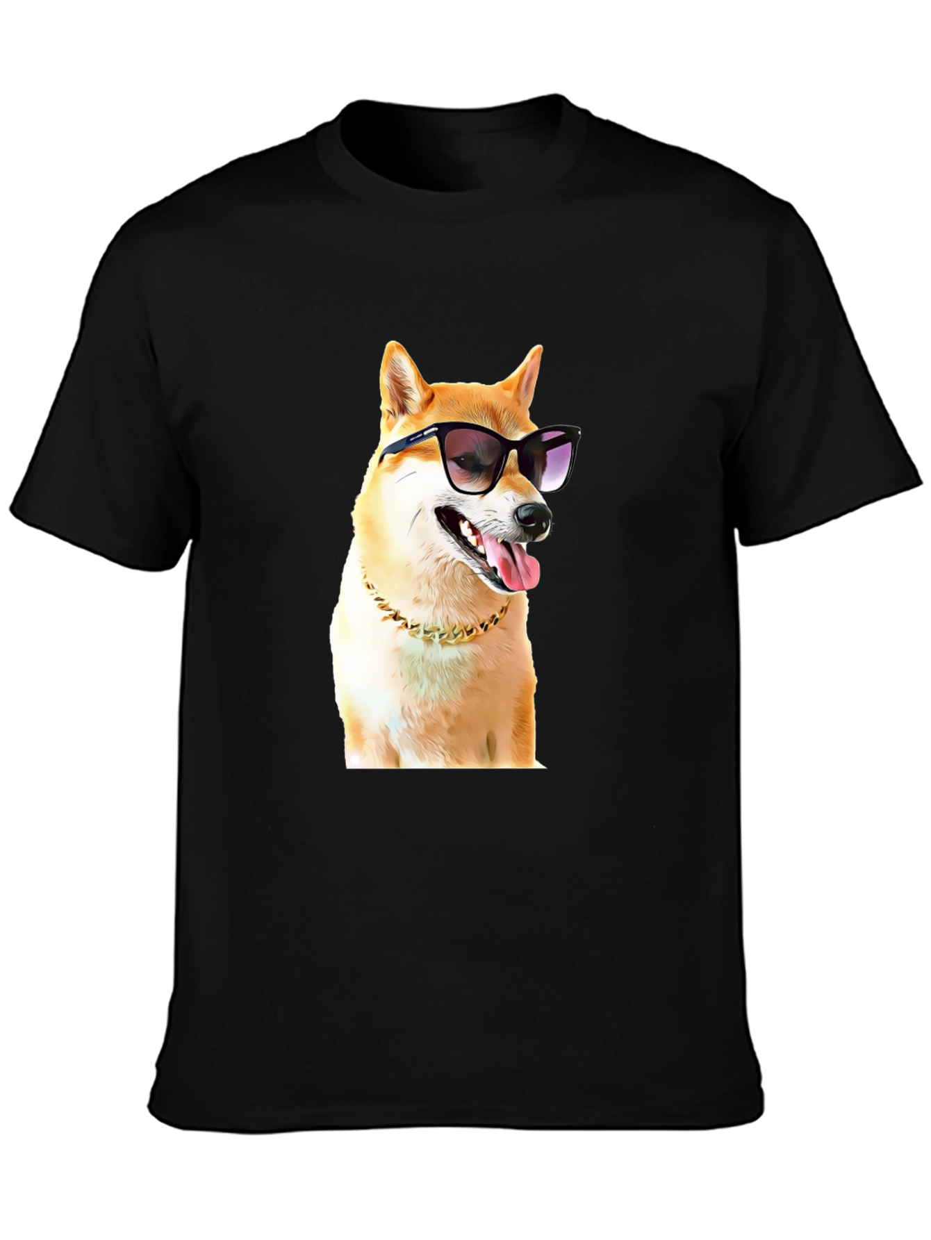 Cool Doge T-Shirt: Stylish Shiba Inu in Shades