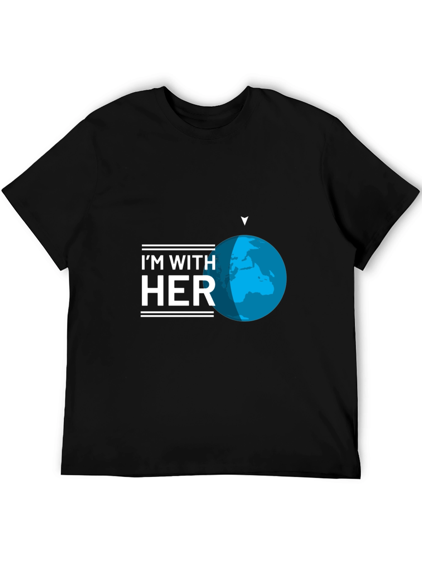 Im With Her Earth Graphic T-Shirt