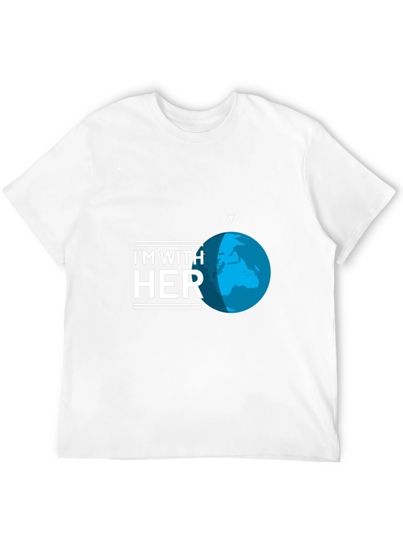 Im With Her Earth Graphic T-Shirt