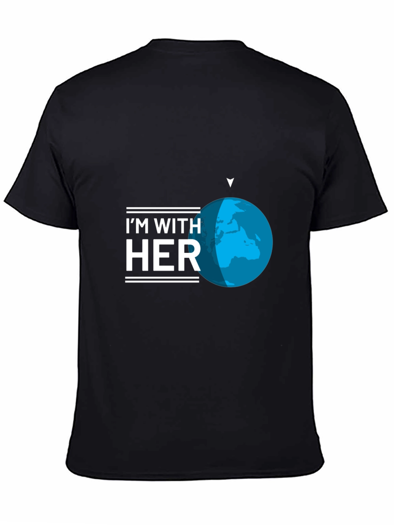 Im With Her Earth Graphic T-Shirt