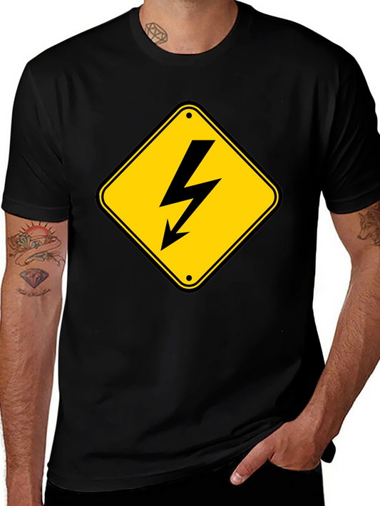 High Voltage Graphic T-Shirt - Black