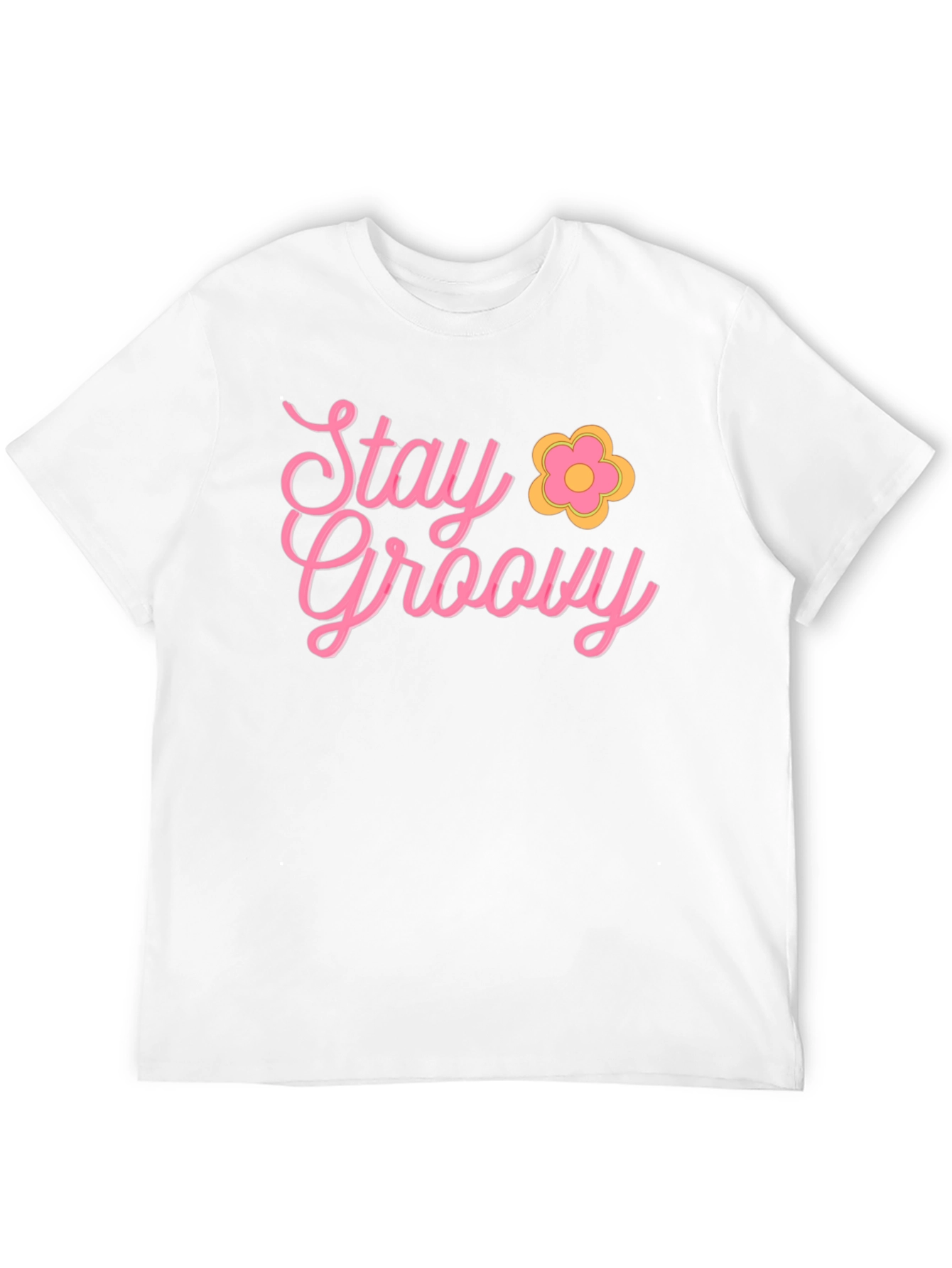 Stay Groovy Retro Black T-Shirt