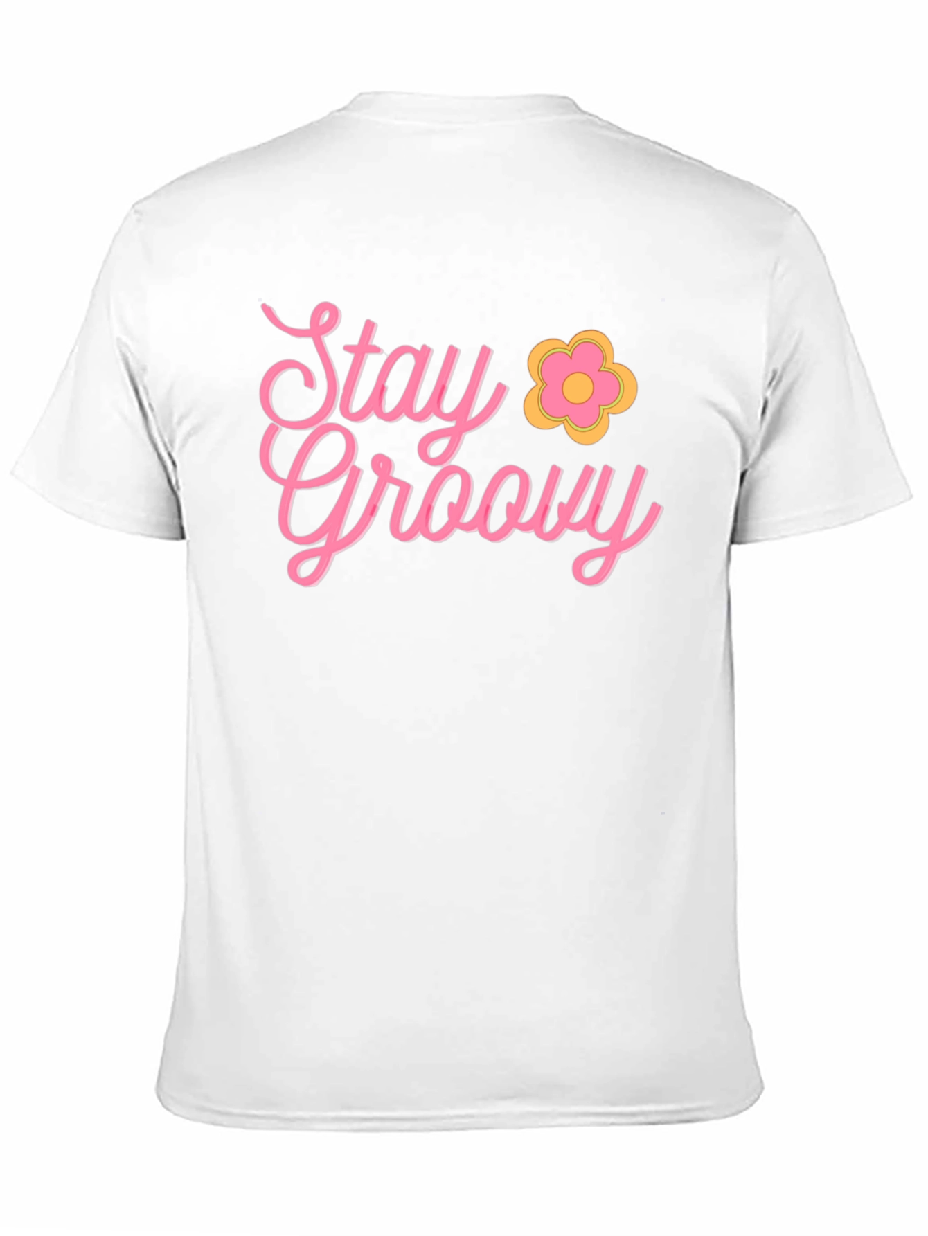 Stay Groovy Retro Black T-Shirt