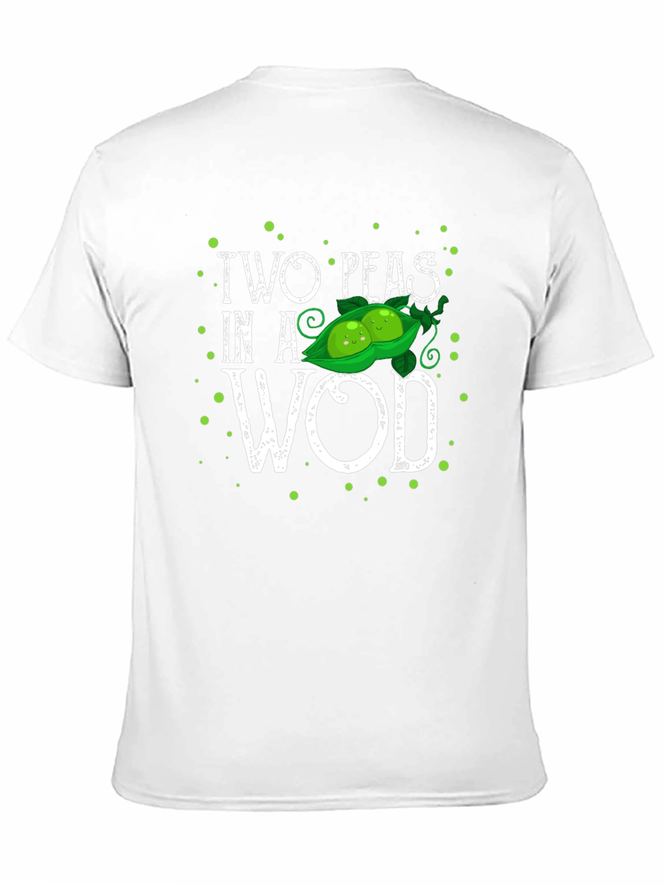 Two Peas in a WOD T-Shirt - Black