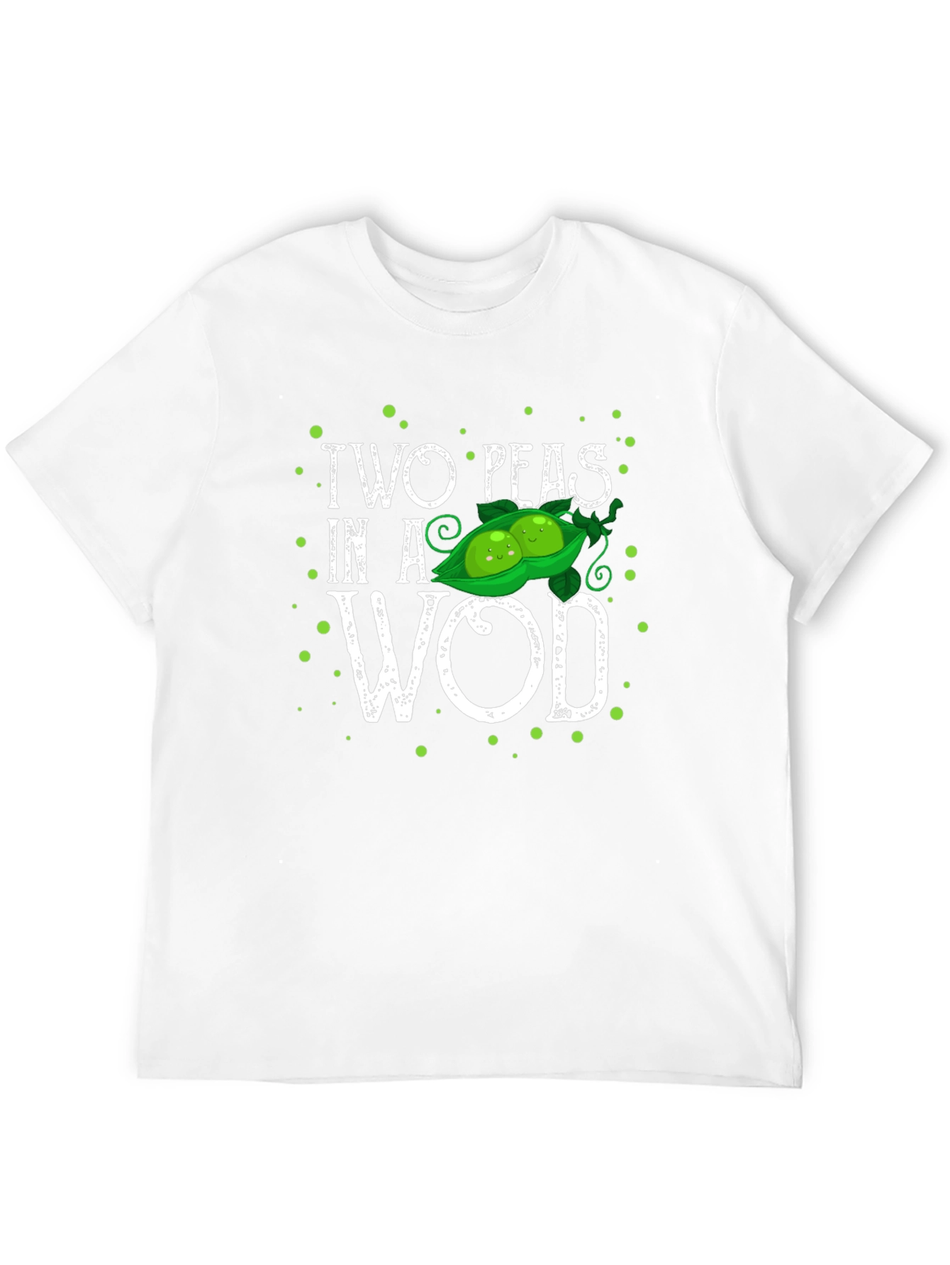 Two Peas in a WOD T-Shirt - Black