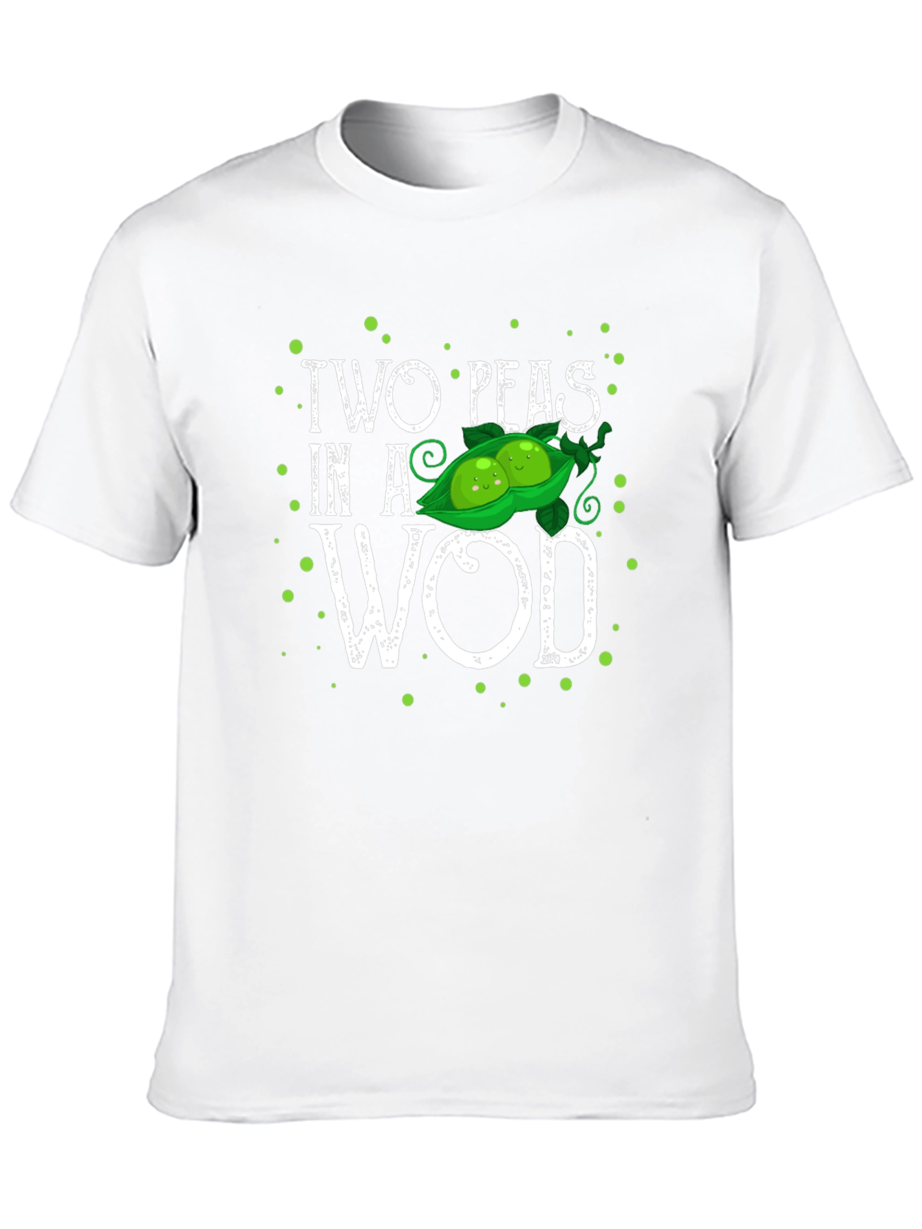 Two Peas in a WOD T-Shirt - Black