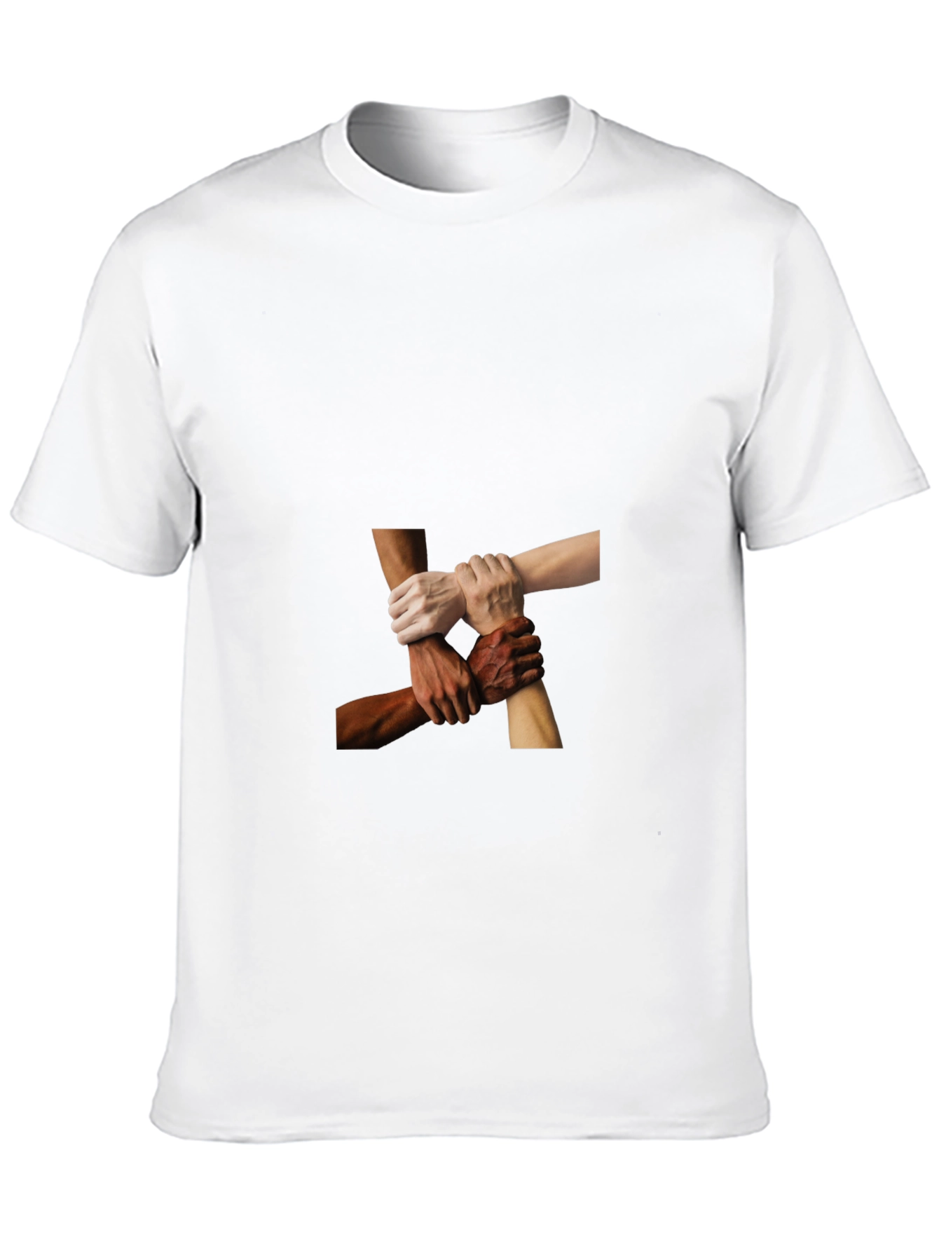 Unity Hands Graphic T-Shirt - Black