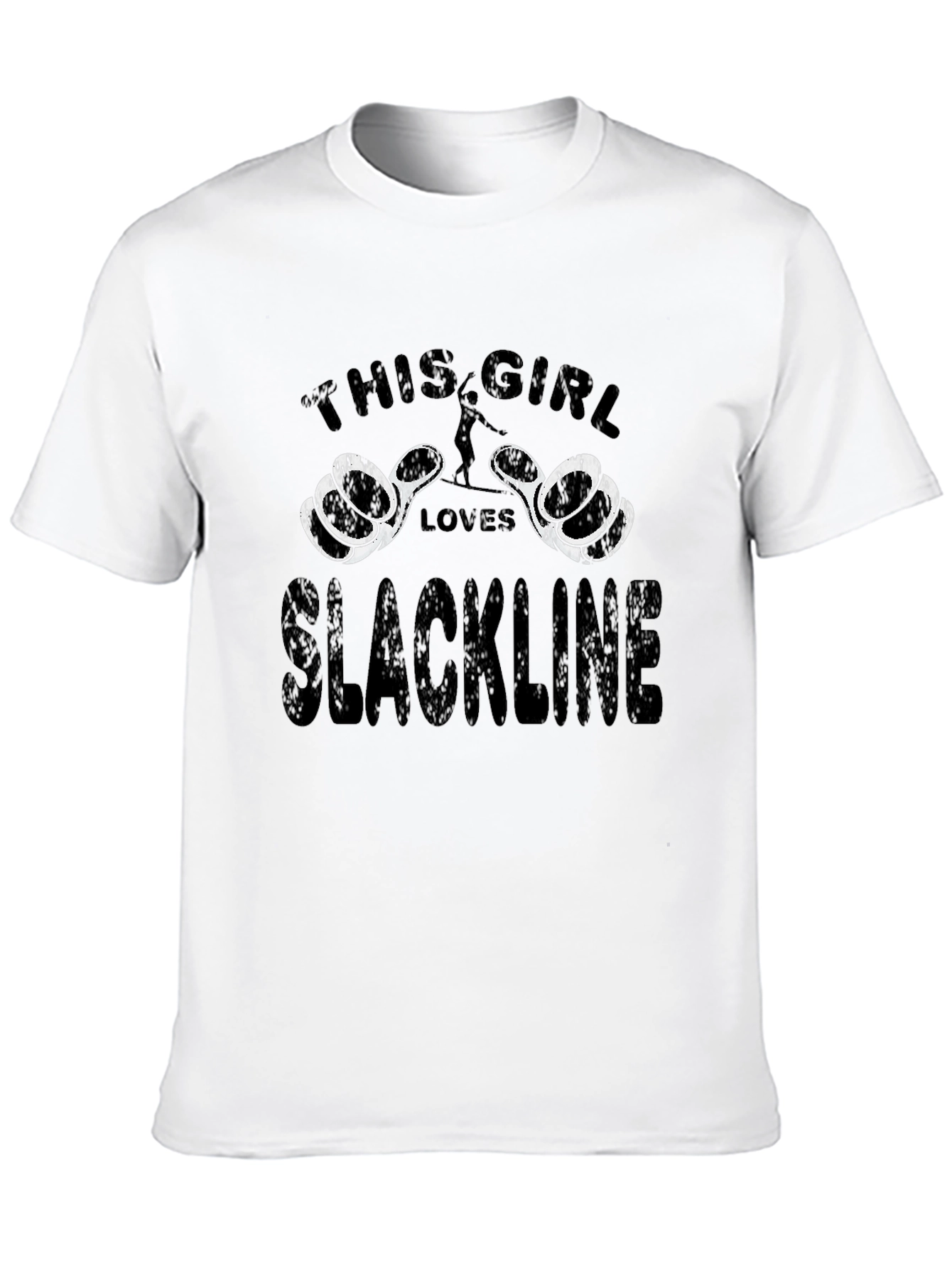 This Girl Loves Slackline - Unisex T-Shirt