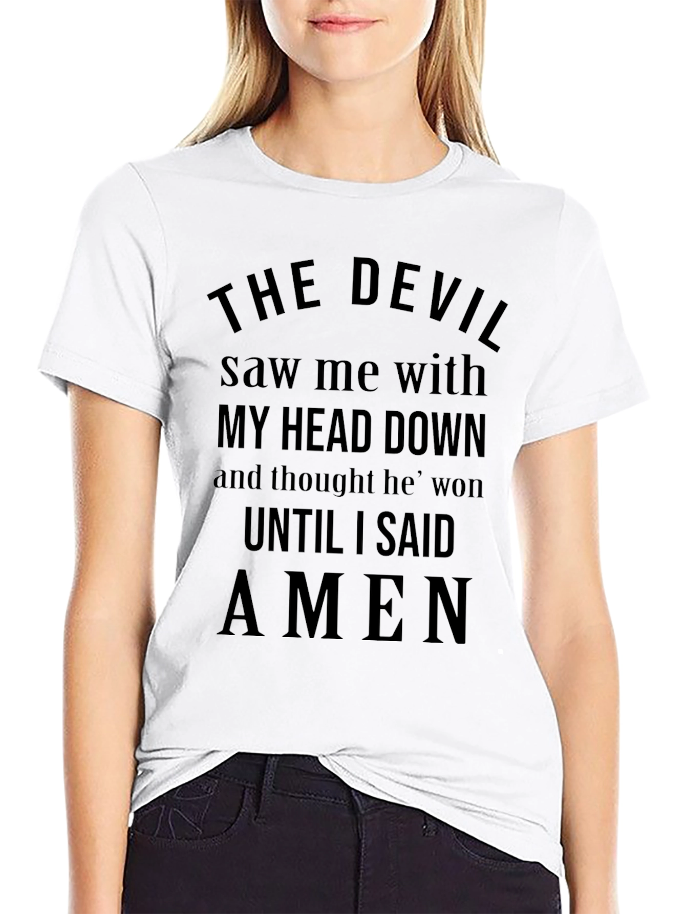 The Devil Saw Me Christian T-Shirt