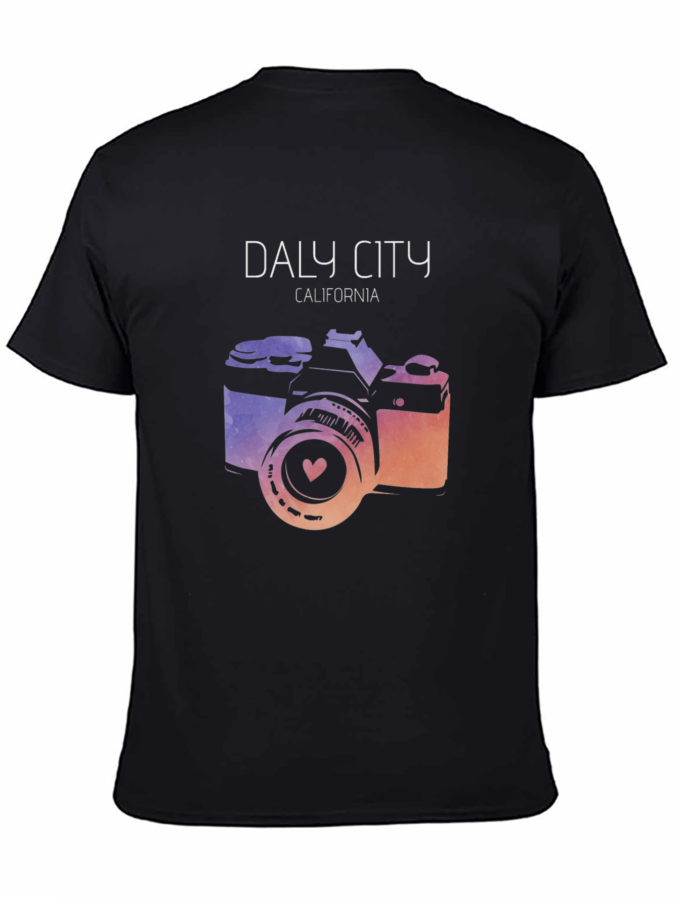 Daly City California Camera Graphic Tee