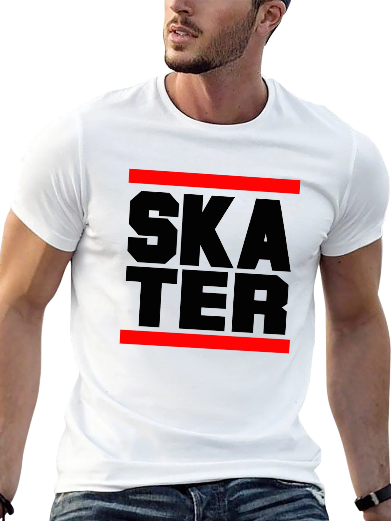 Skater Graphic T-Shirt - Bold Street Style