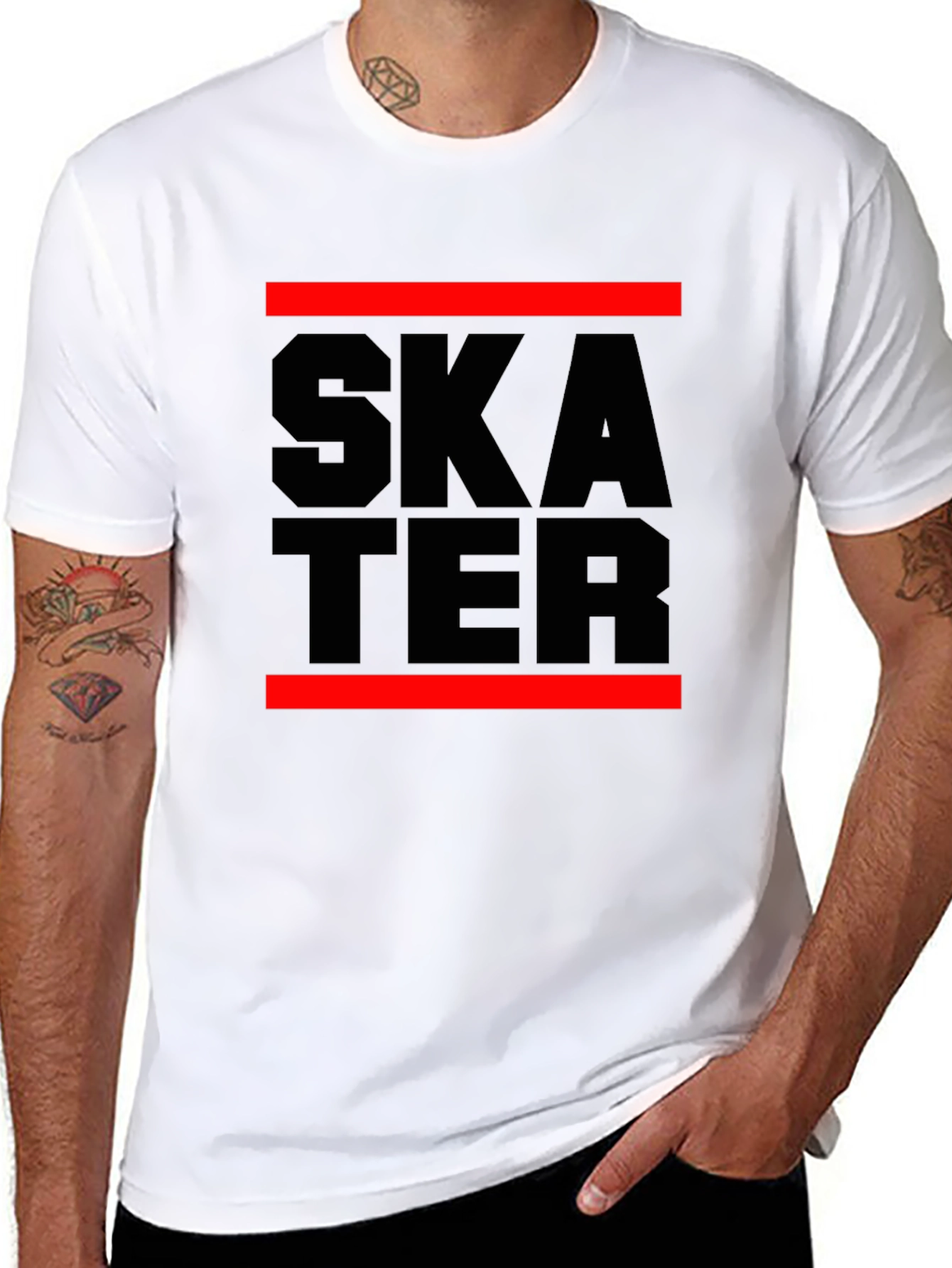 Skater Graphic T-Shirt - Bold Street Style