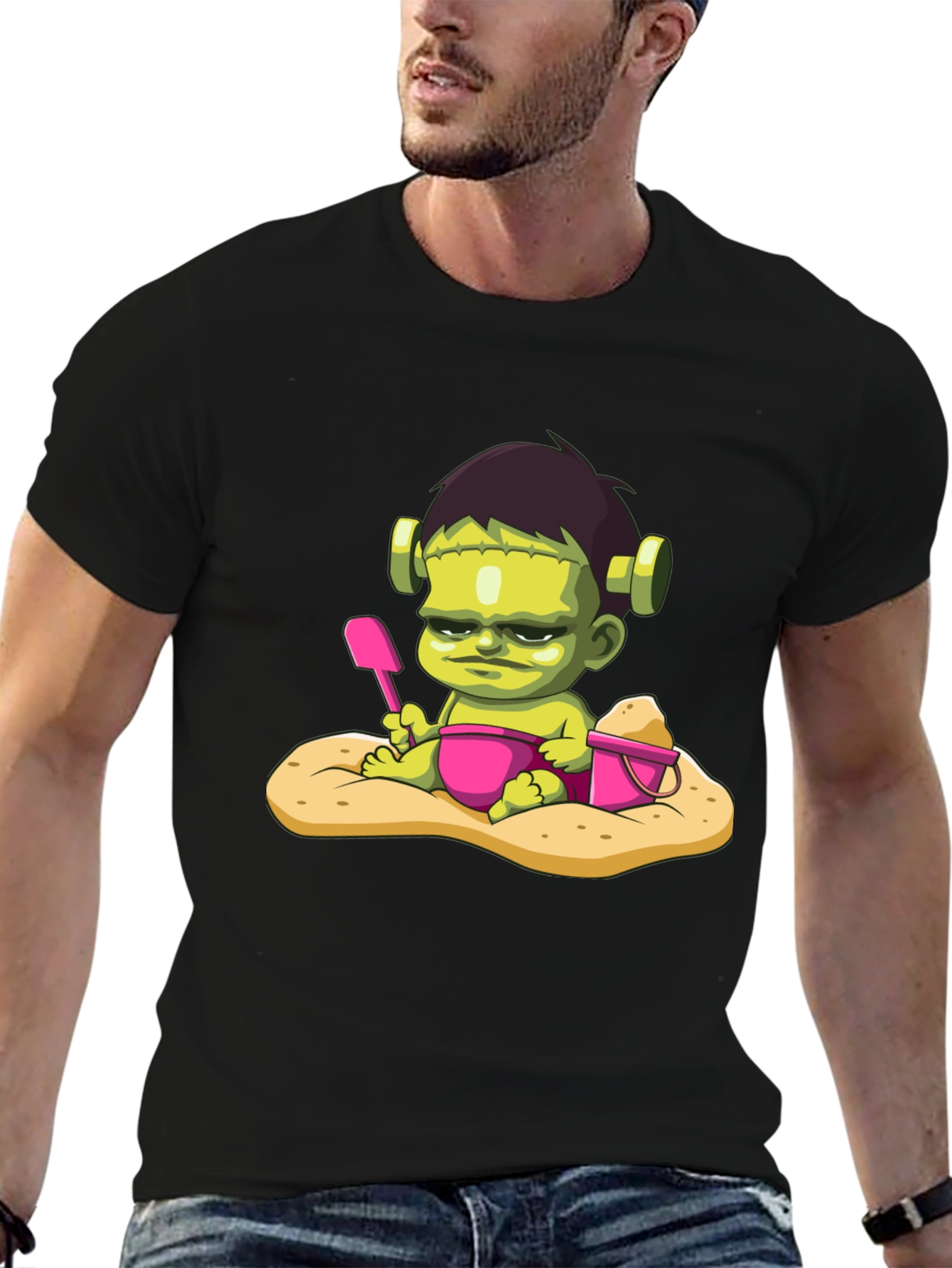Frankenstein Baby Graphic Tee