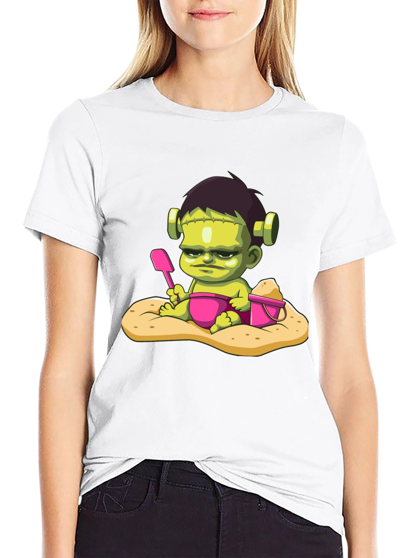 Frankenstein Baby Graphic Tee
