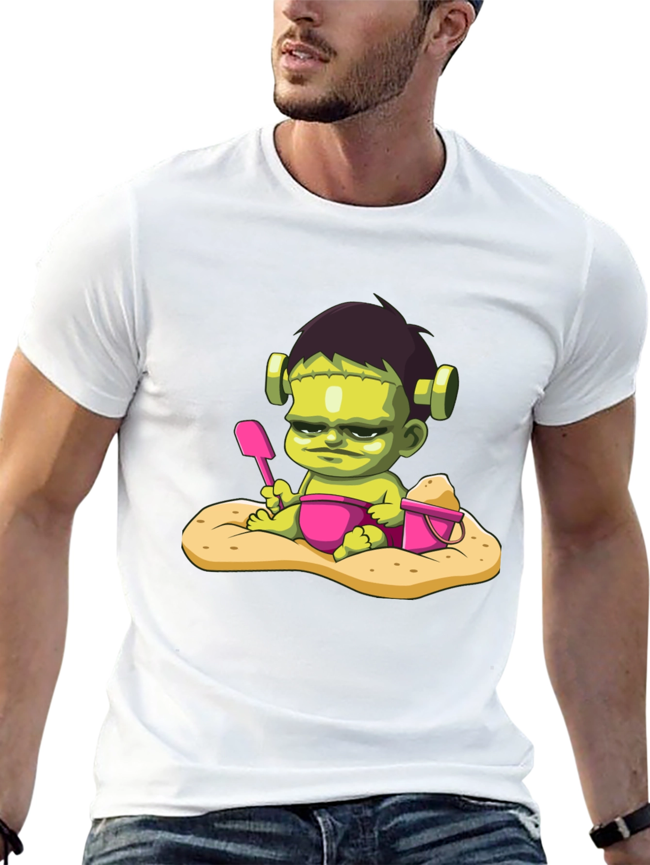 Frankenstein Baby Graphic Tee
