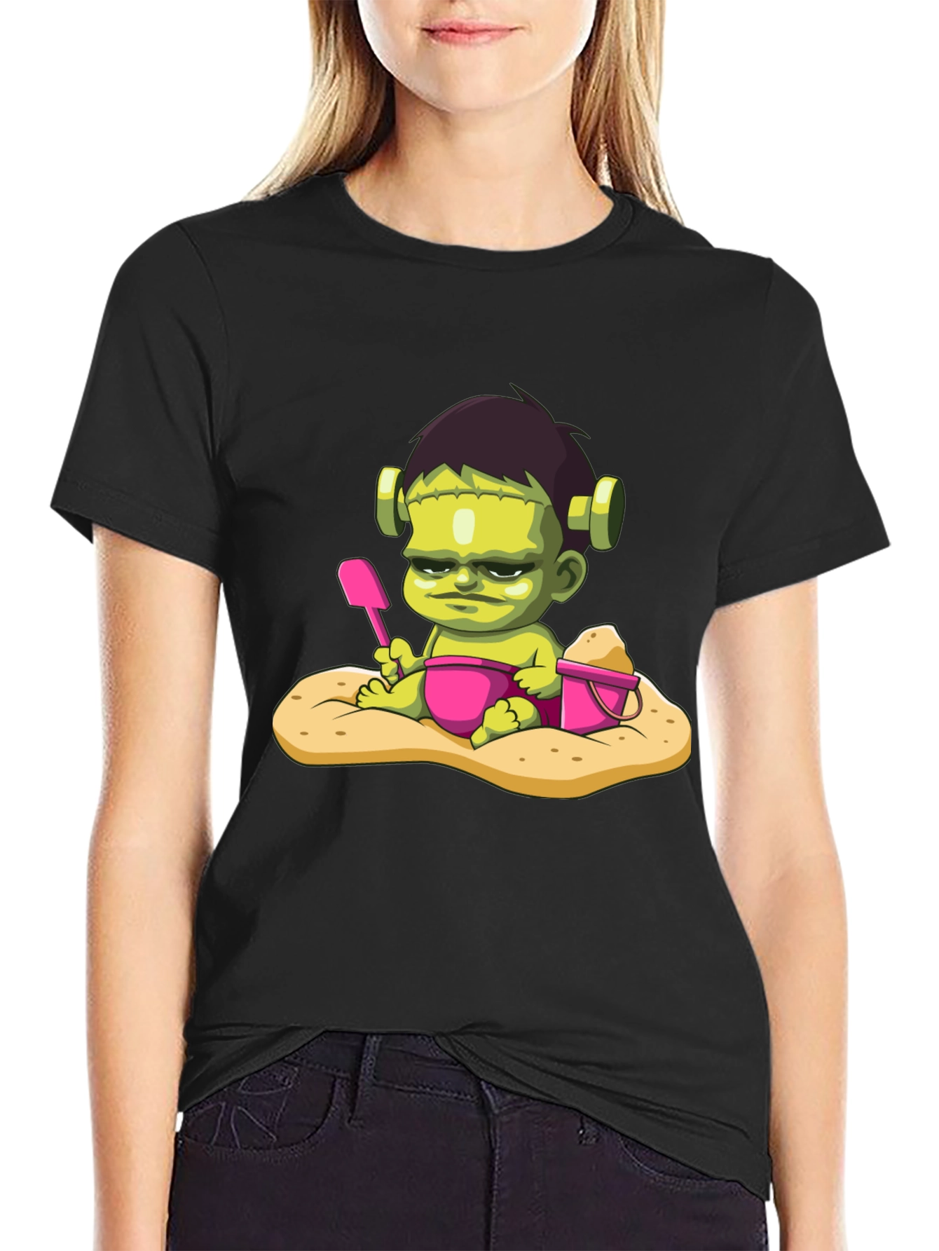 Frankenstein Baby Graphic Tee
