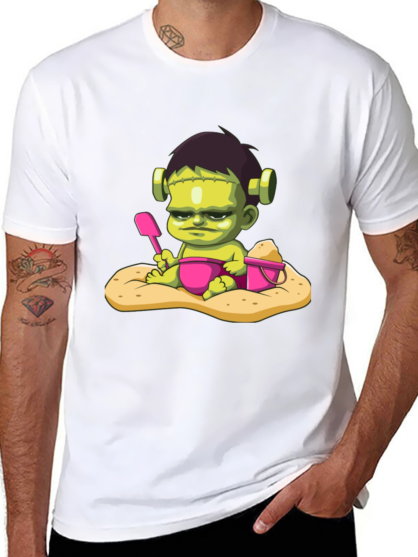Frankenstein Baby Graphic Tee