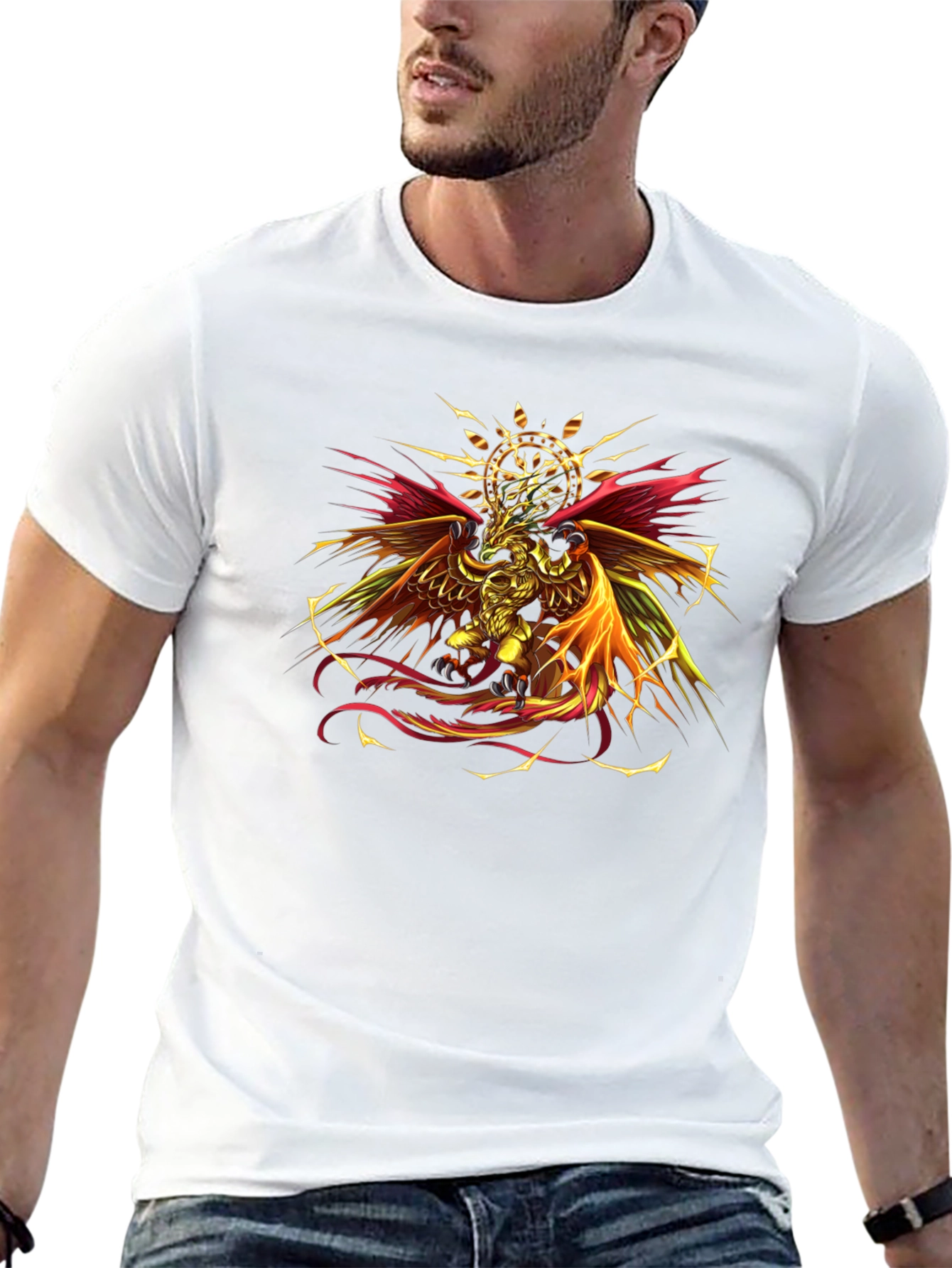 Fiery Dragon Graphic Tee
