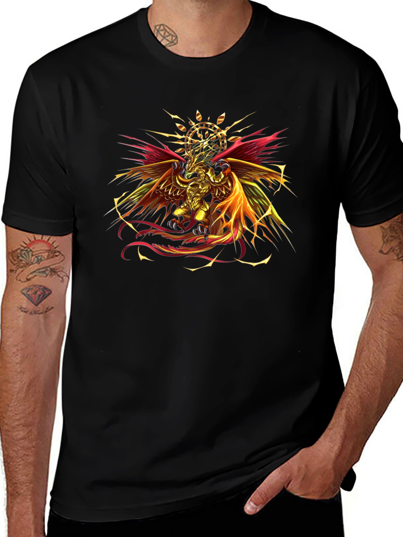Fiery Dragon Graphic Tee