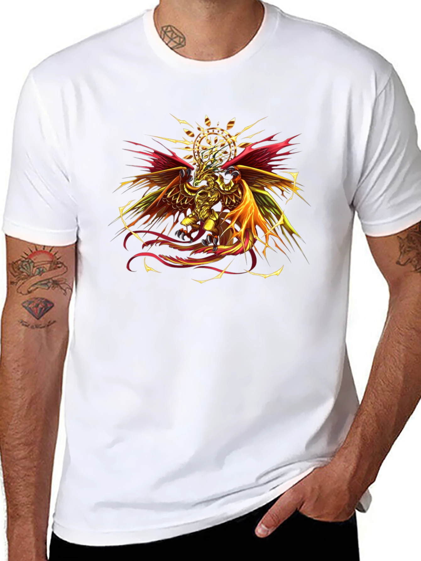 Fiery Dragon Graphic Tee