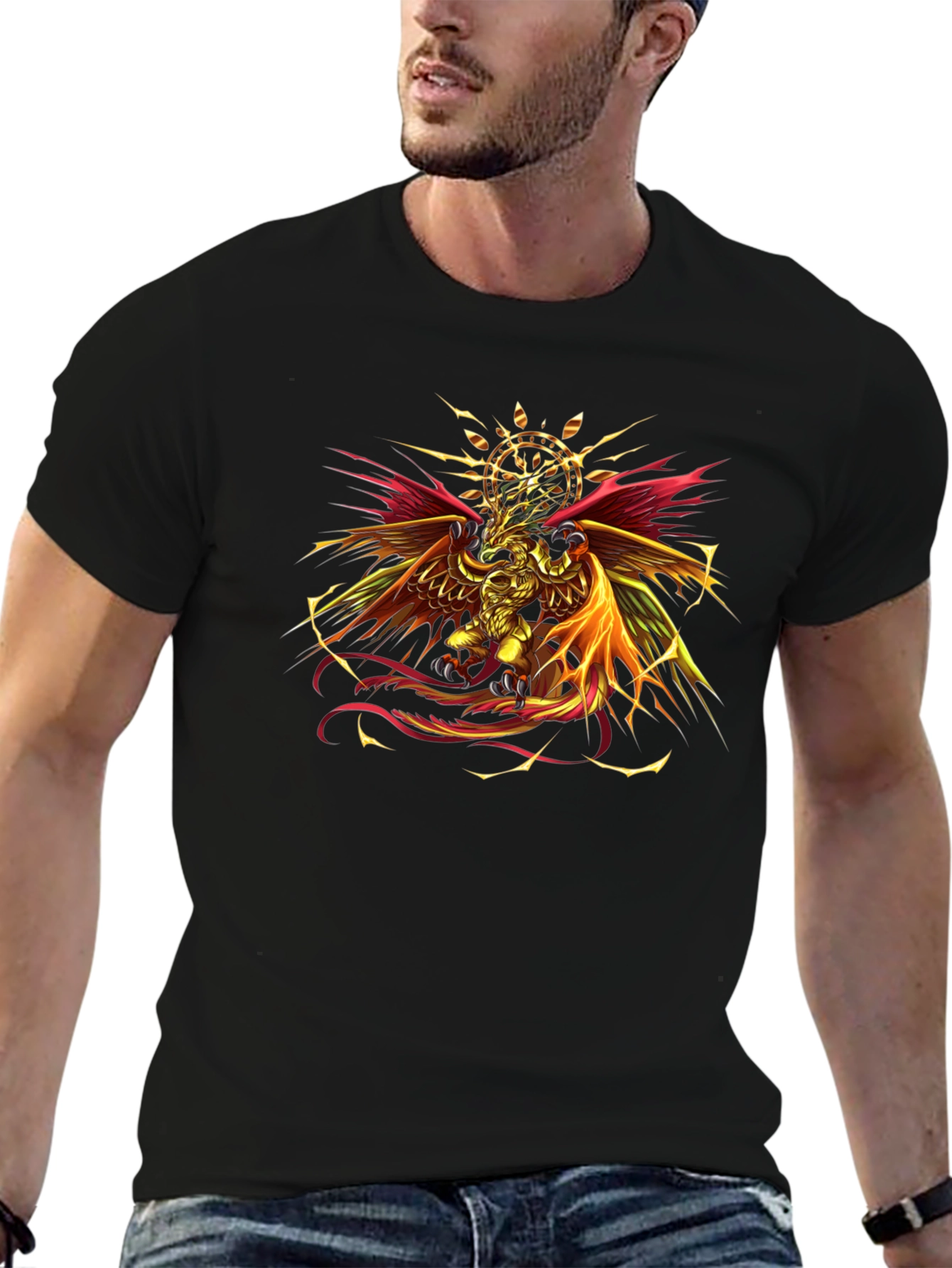 Fiery Dragon Graphic Tee