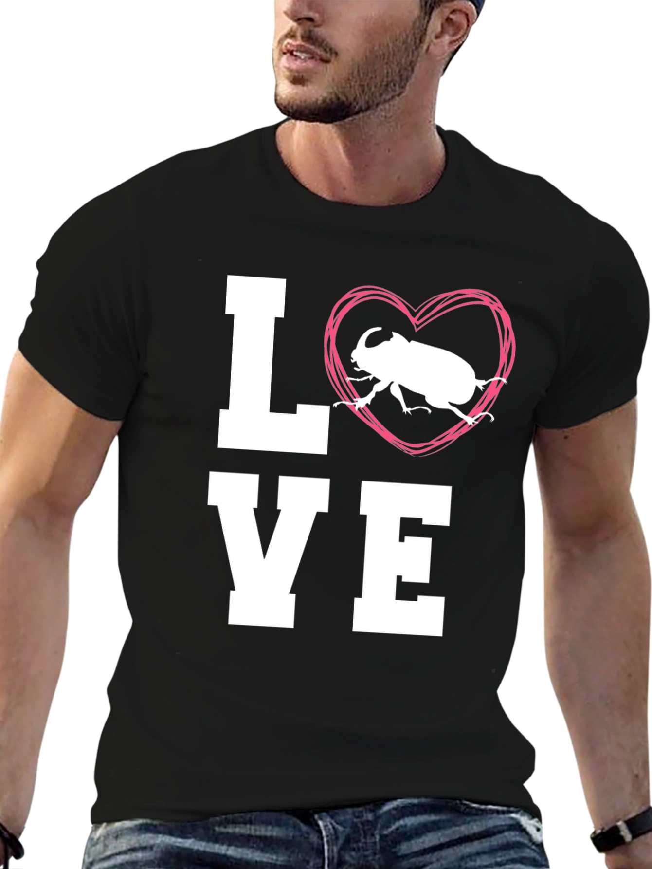 Love Beetle T-Shirt - Unique Graphic Tee
