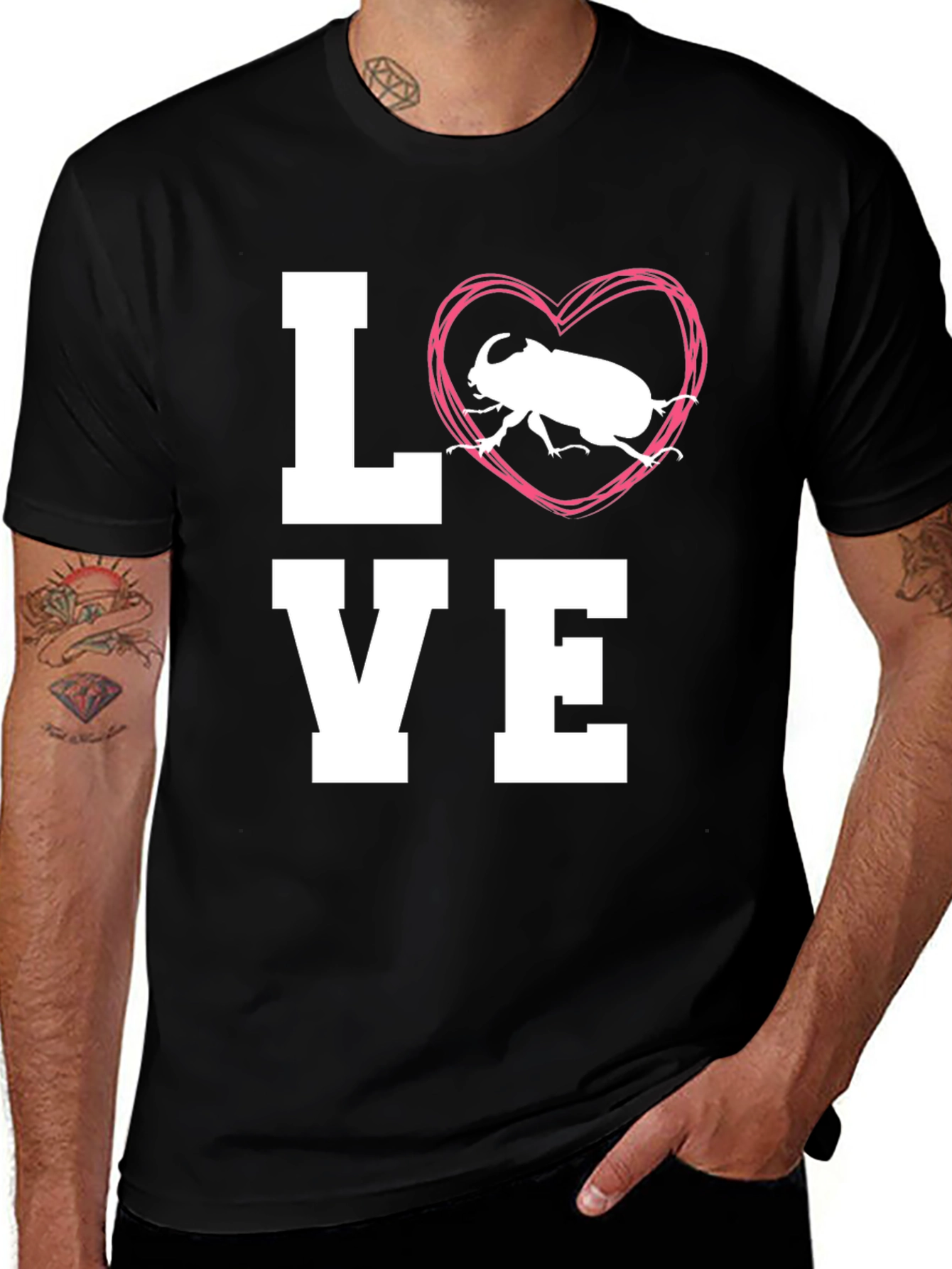 Love Beetle T-Shirt - Unique Graphic Tee