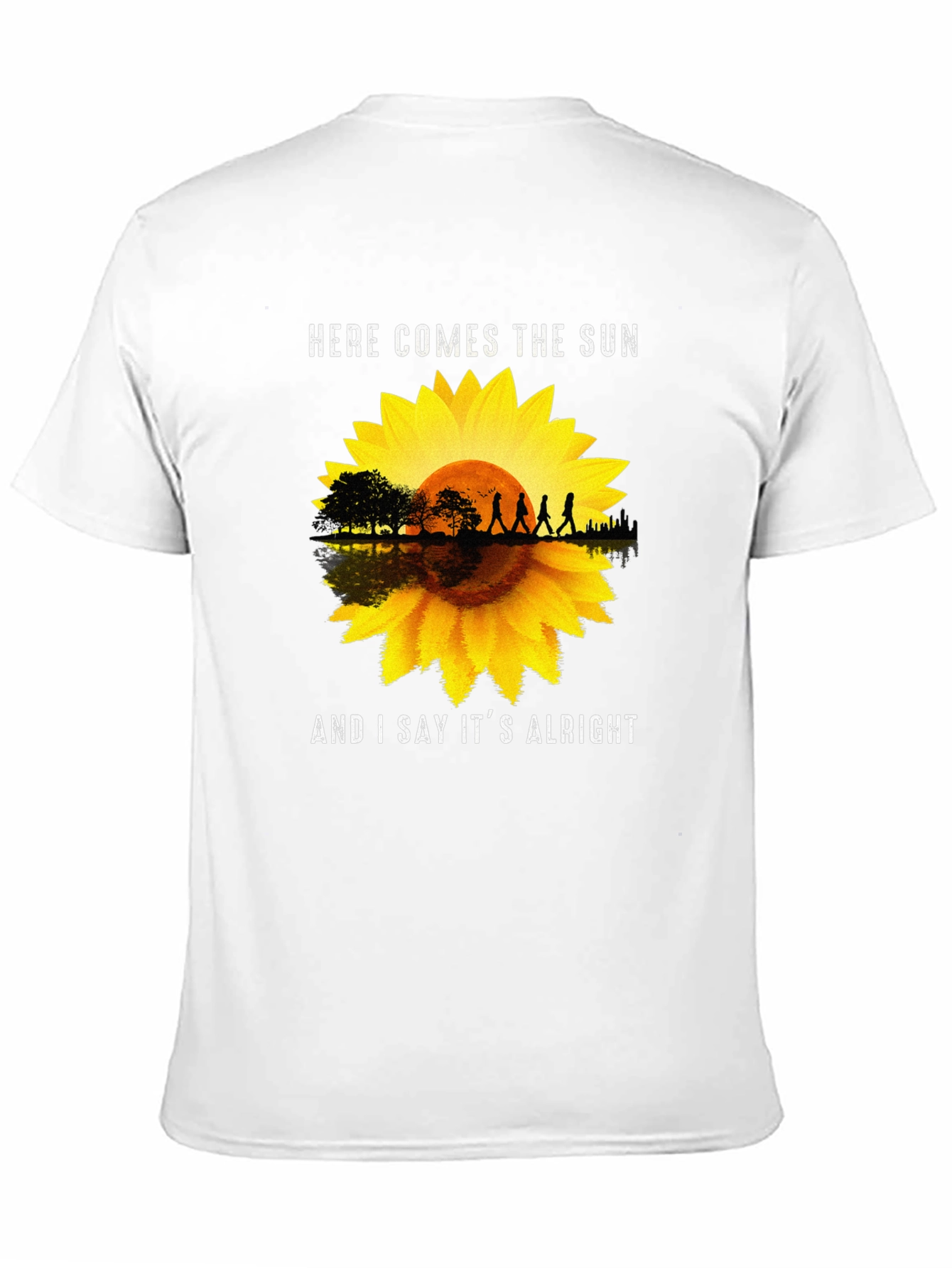 Here Comes The Sun Sunflower Graphic Tee