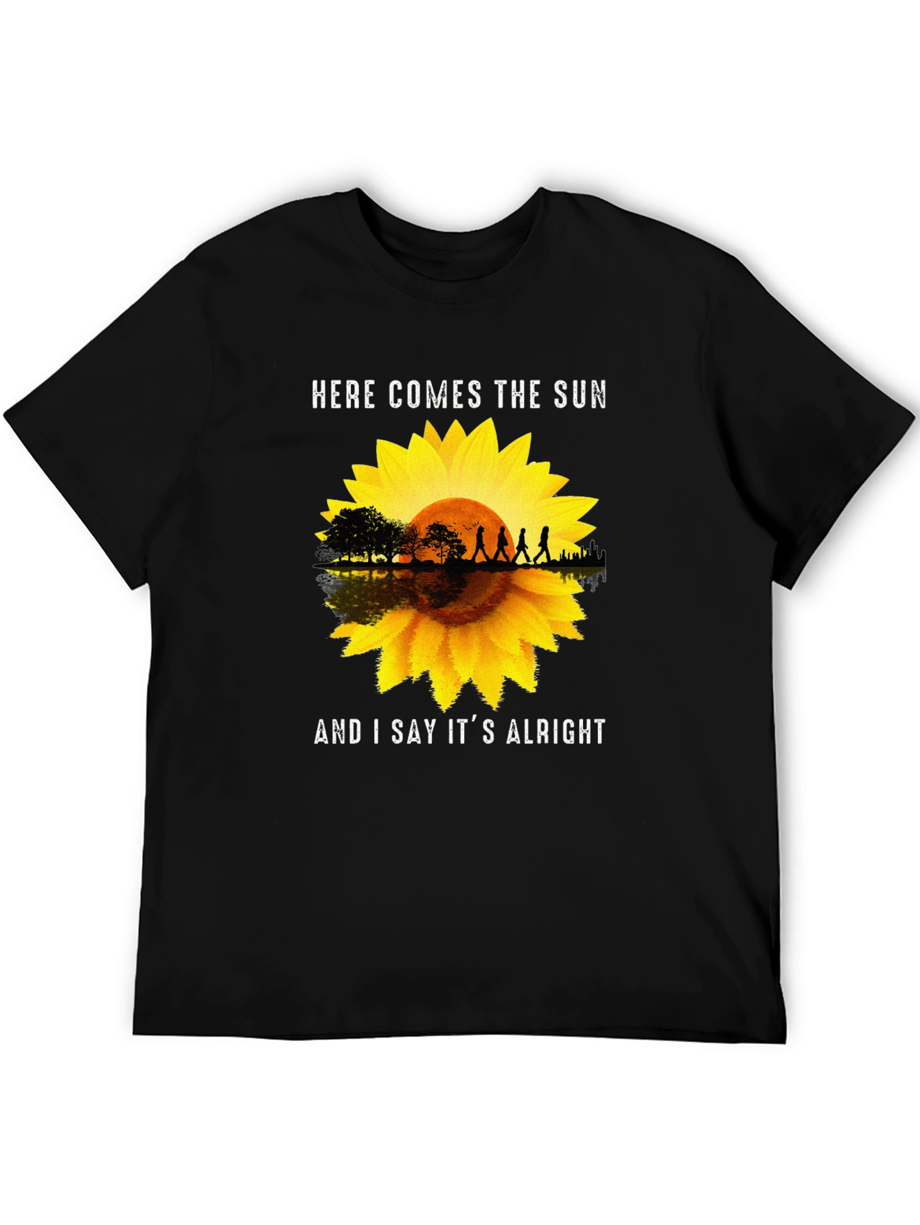 Here Comes The Sun Sunflower Graphic Tee