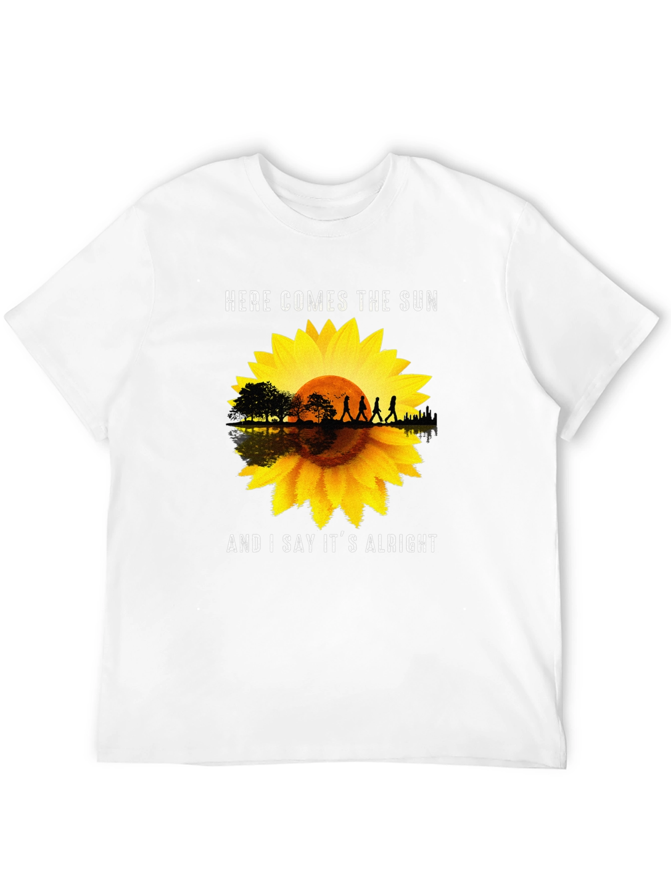 Here Comes The Sun Sunflower Graphic Tee