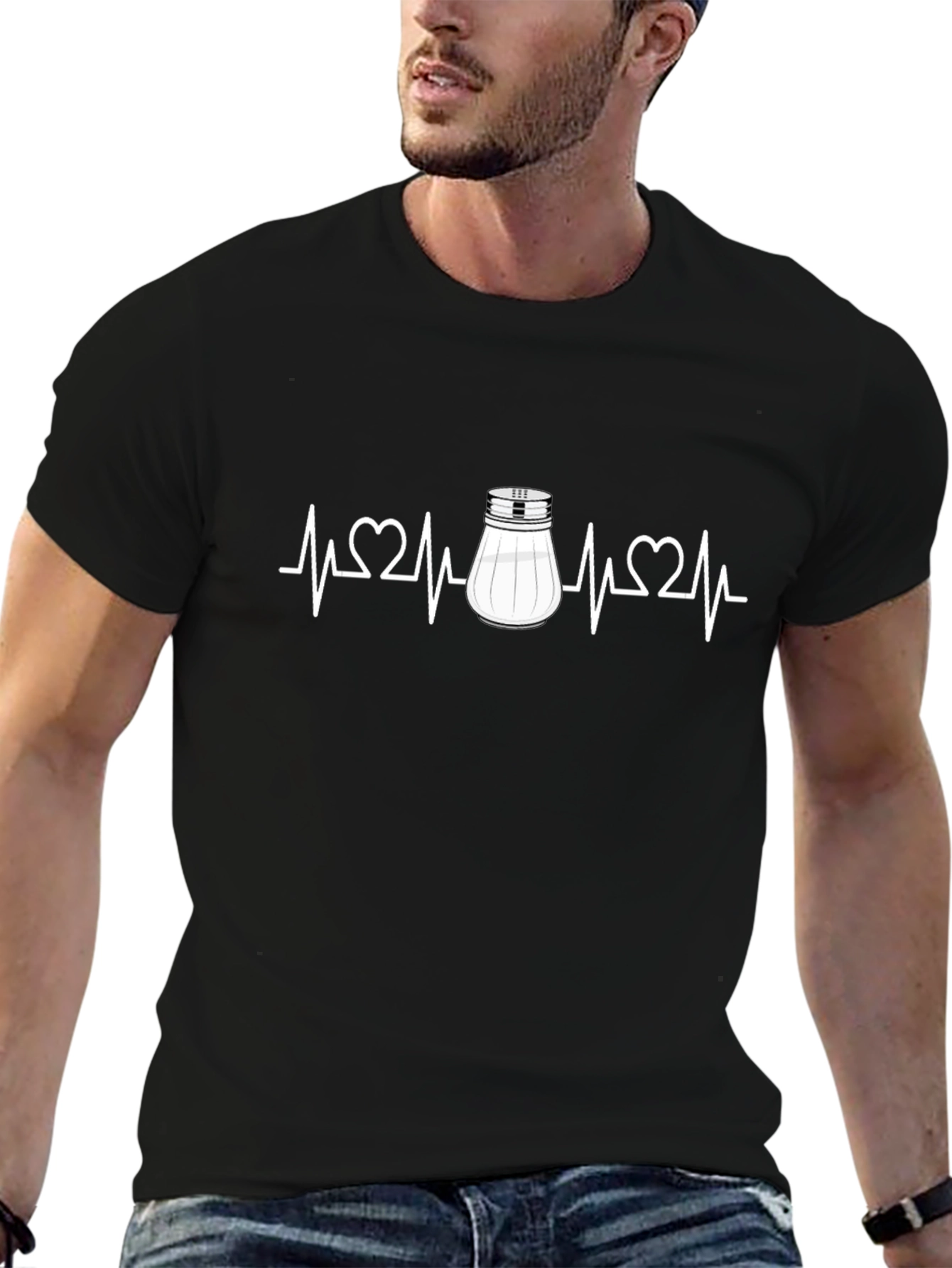 Salt Heartbeat T-Shirt - Novelty Tee