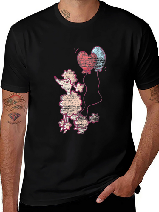 Poodle Love T-Shirt - Vintage Style