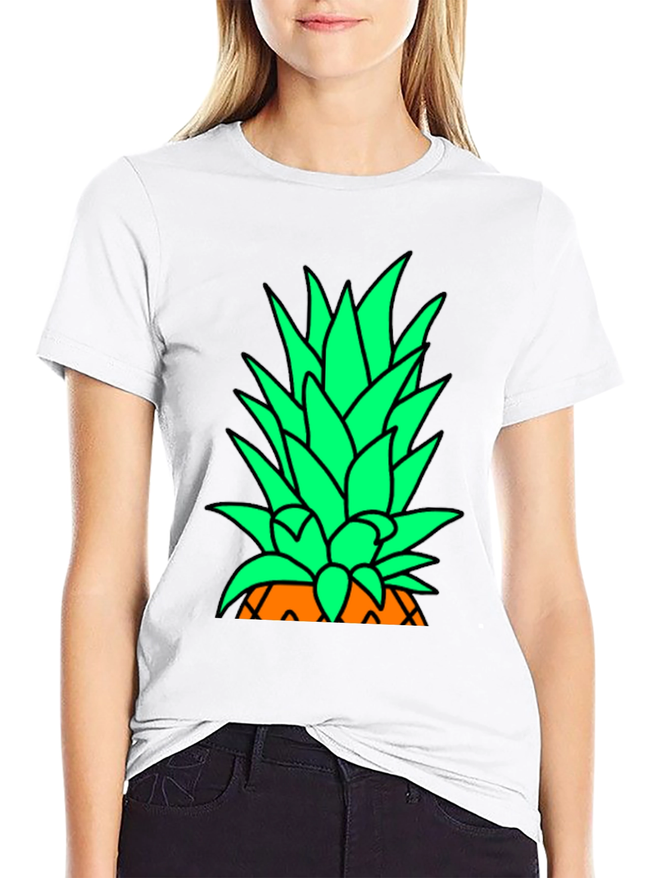 Pineapple Graphic Tee - Fun Summer Style