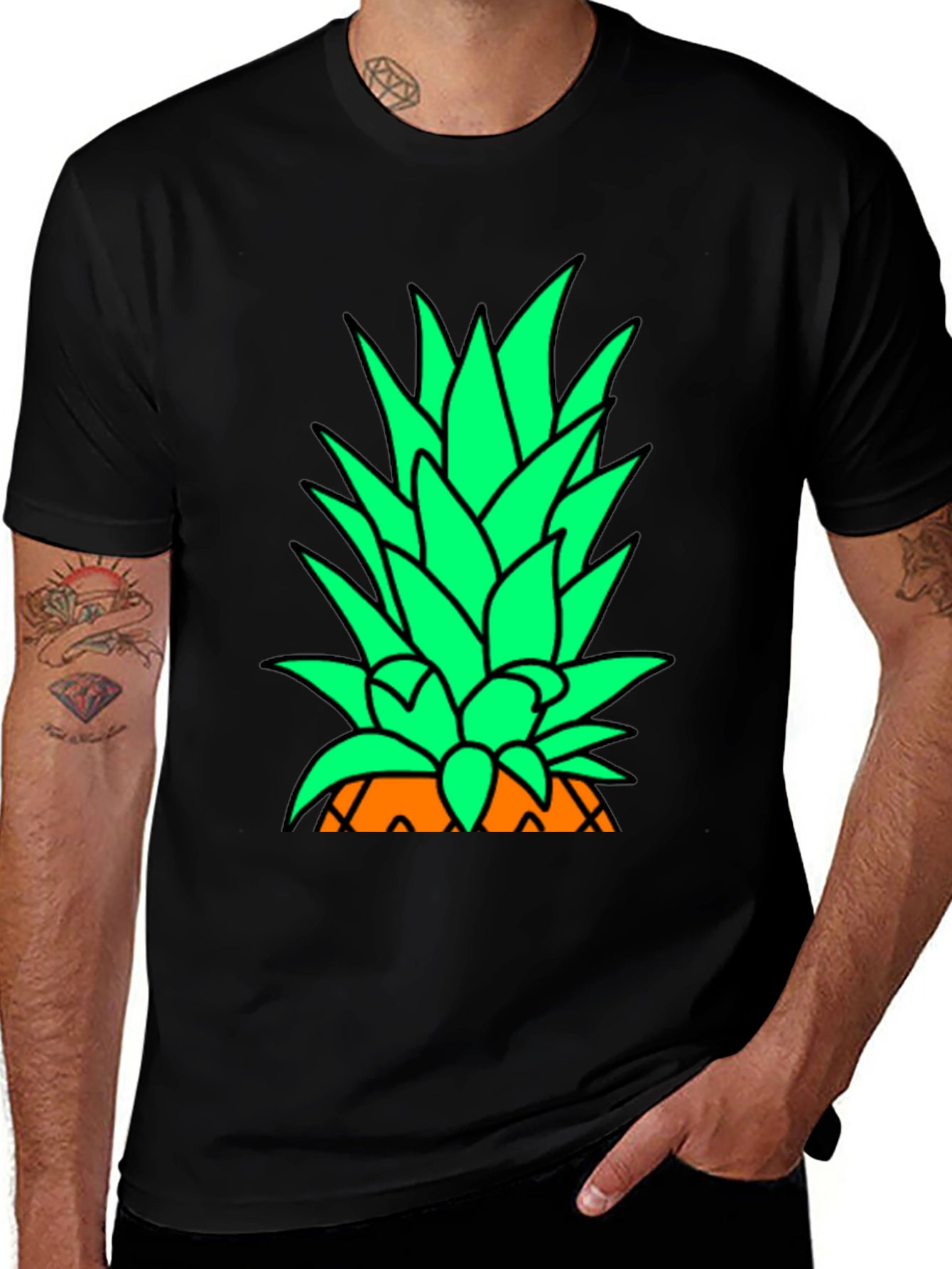 Pineapple Graphic Tee - Fun Summer Style