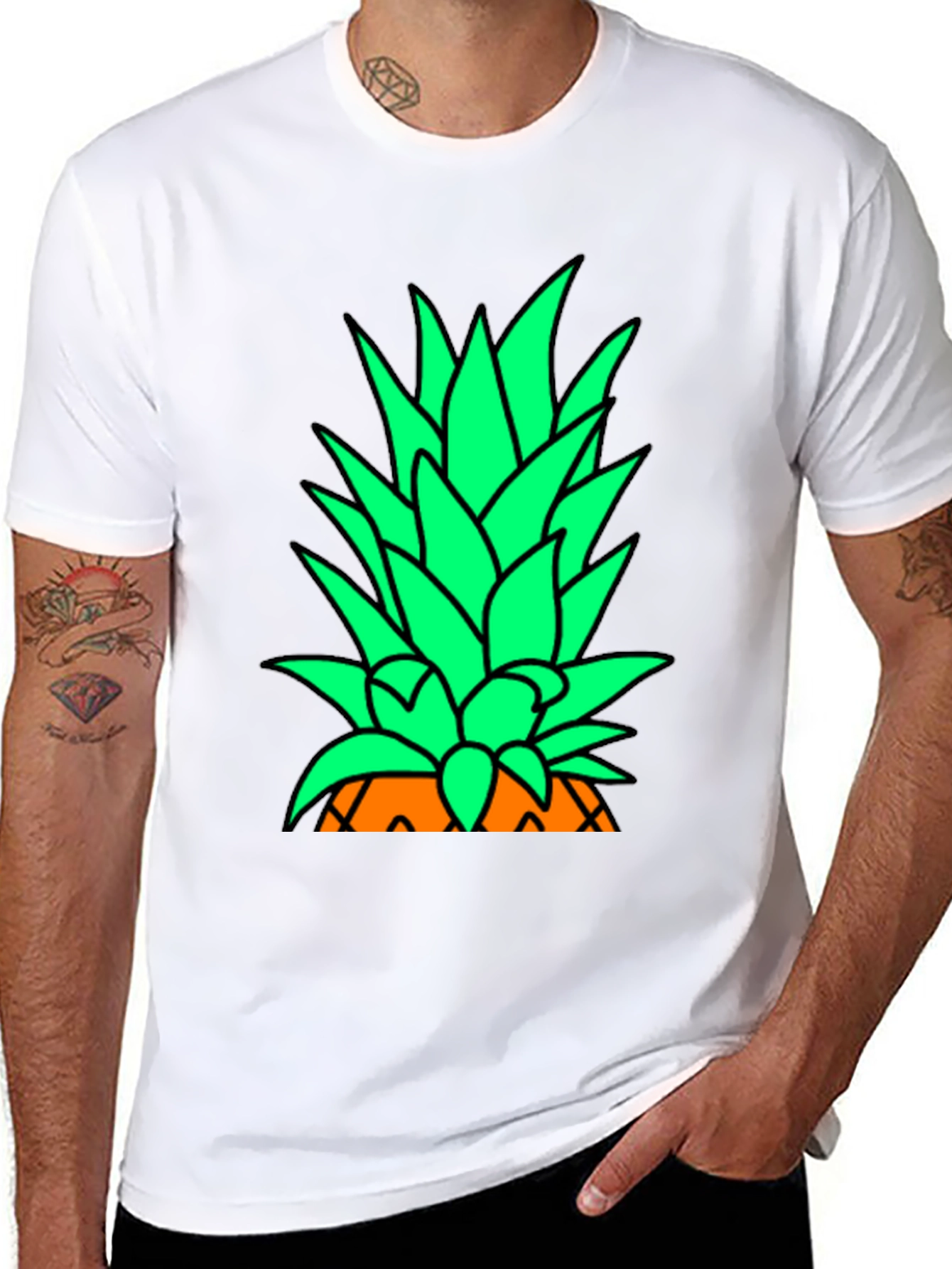 Pineapple Graphic Tee - Fun Summer Style
