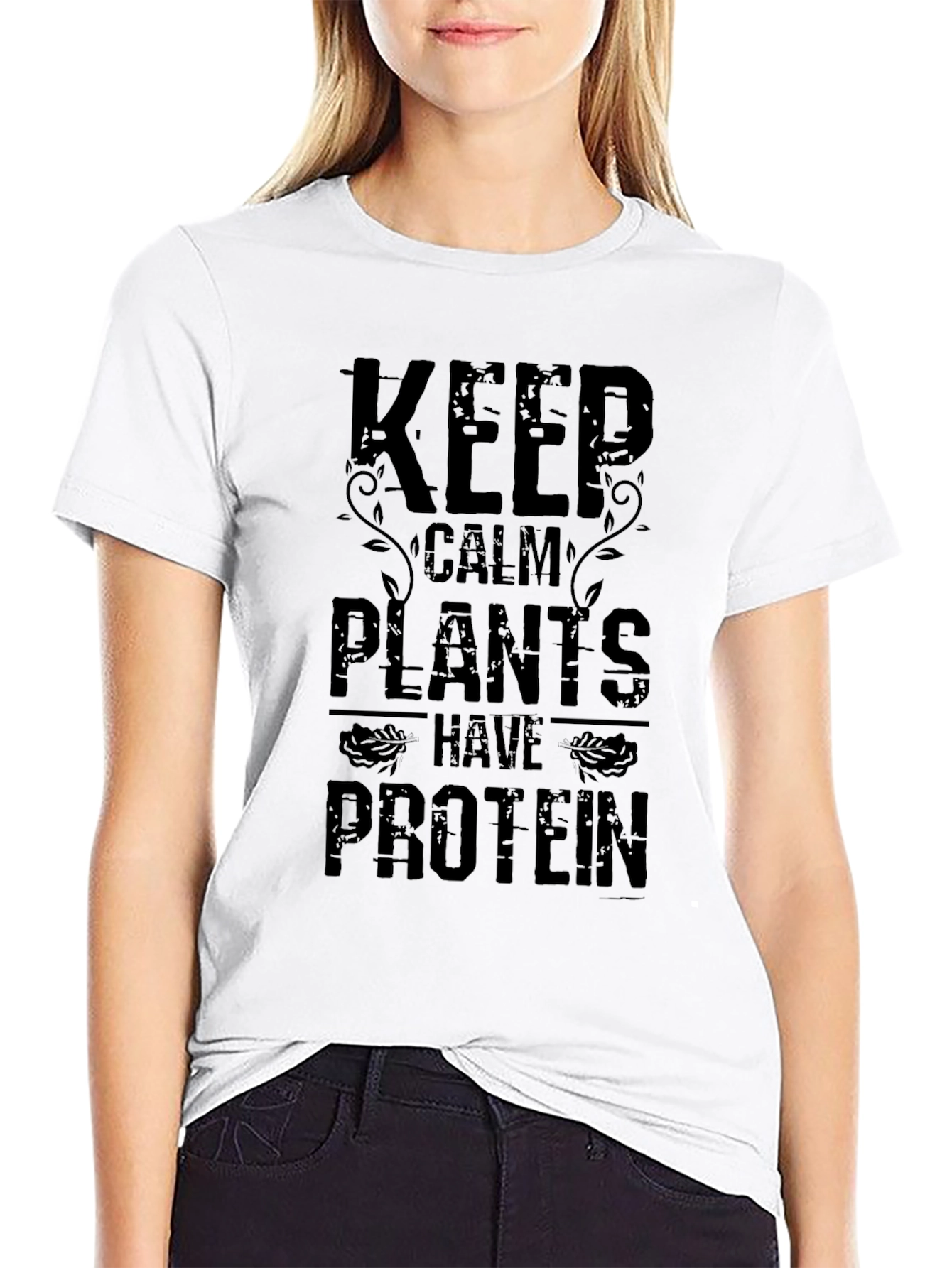 Keep Calm Plants Have Protein T-Shirt