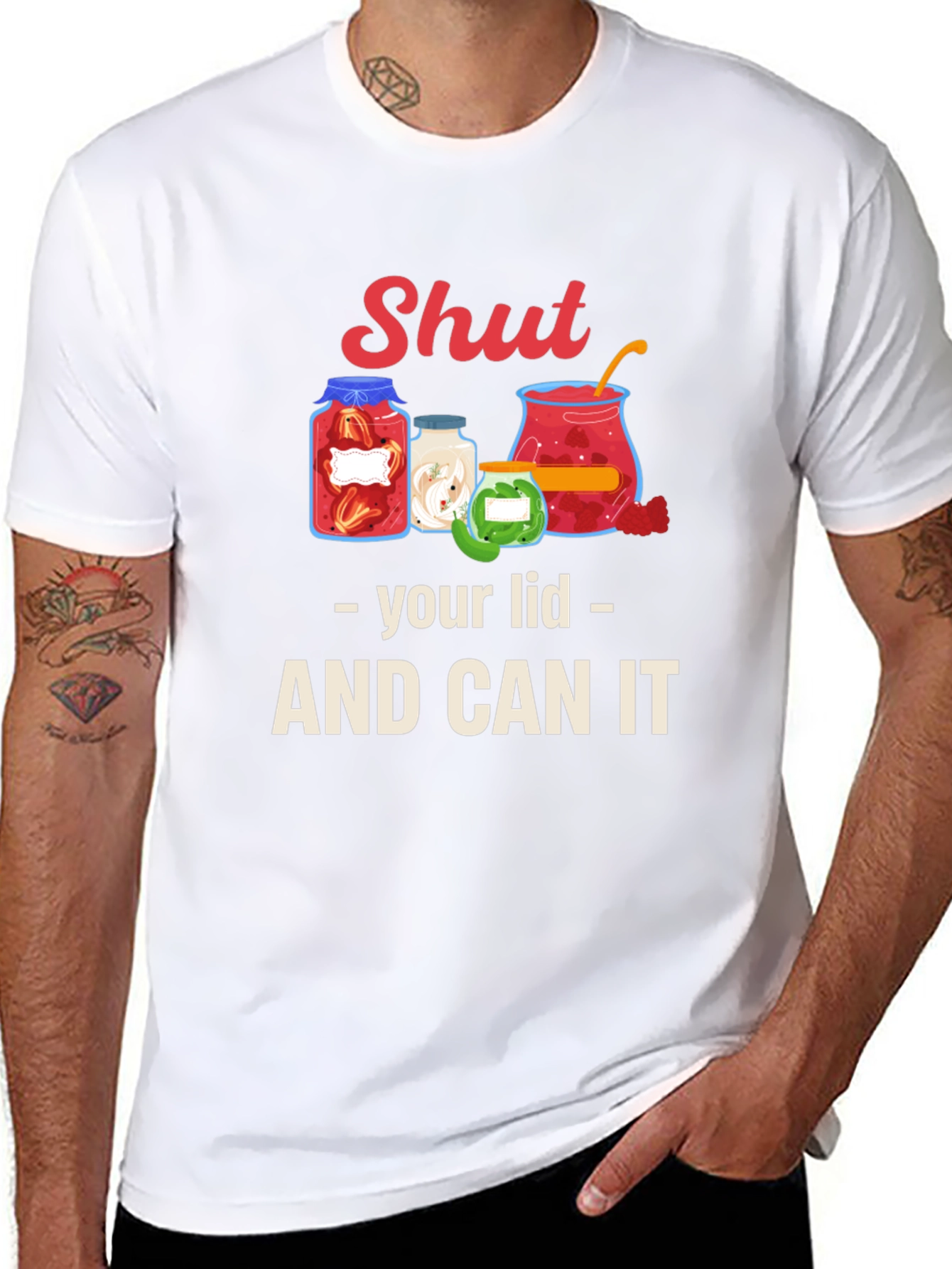 Shut Your Lid and Can It Graphic Tee