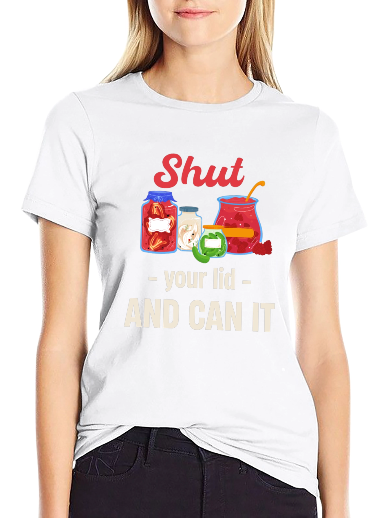 Shut Your Lid and Can It Graphic Tee