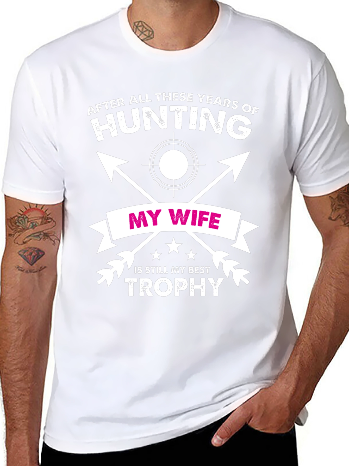 Hunting T-Shirt - My Wife My Best Trophy